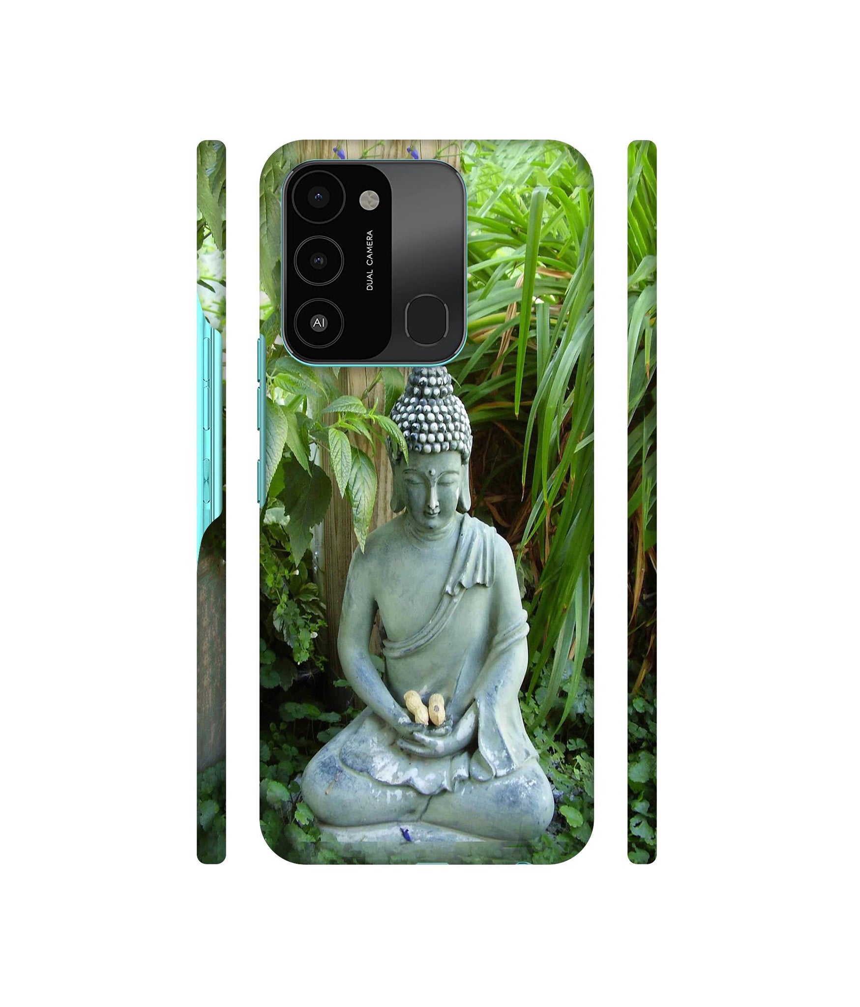 Buddhism Designer Hard Back Cover for Tecno Spark 8C
