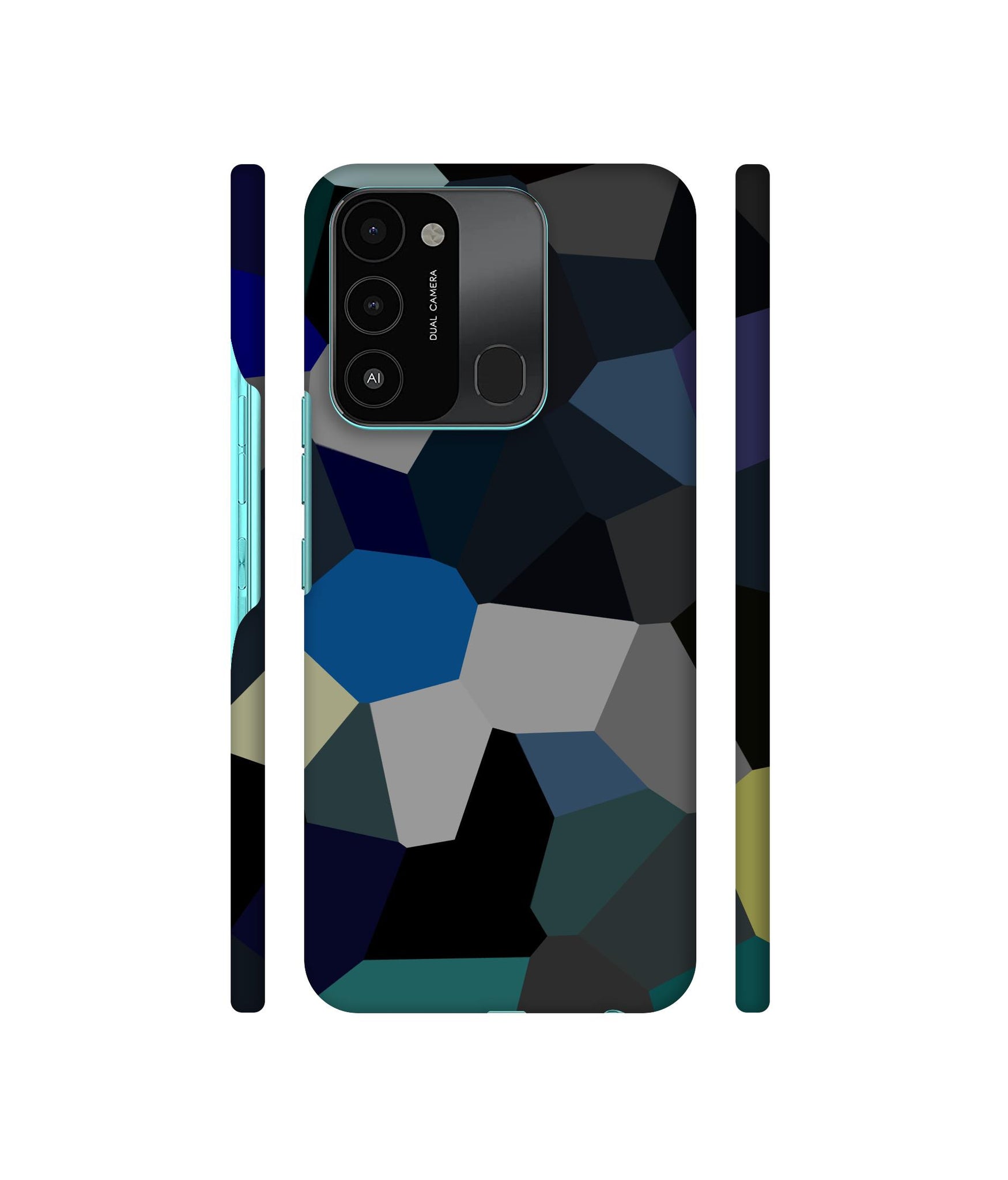 Mathematical Shape Designer Hard Back Cover for Tecno Spark 8C
