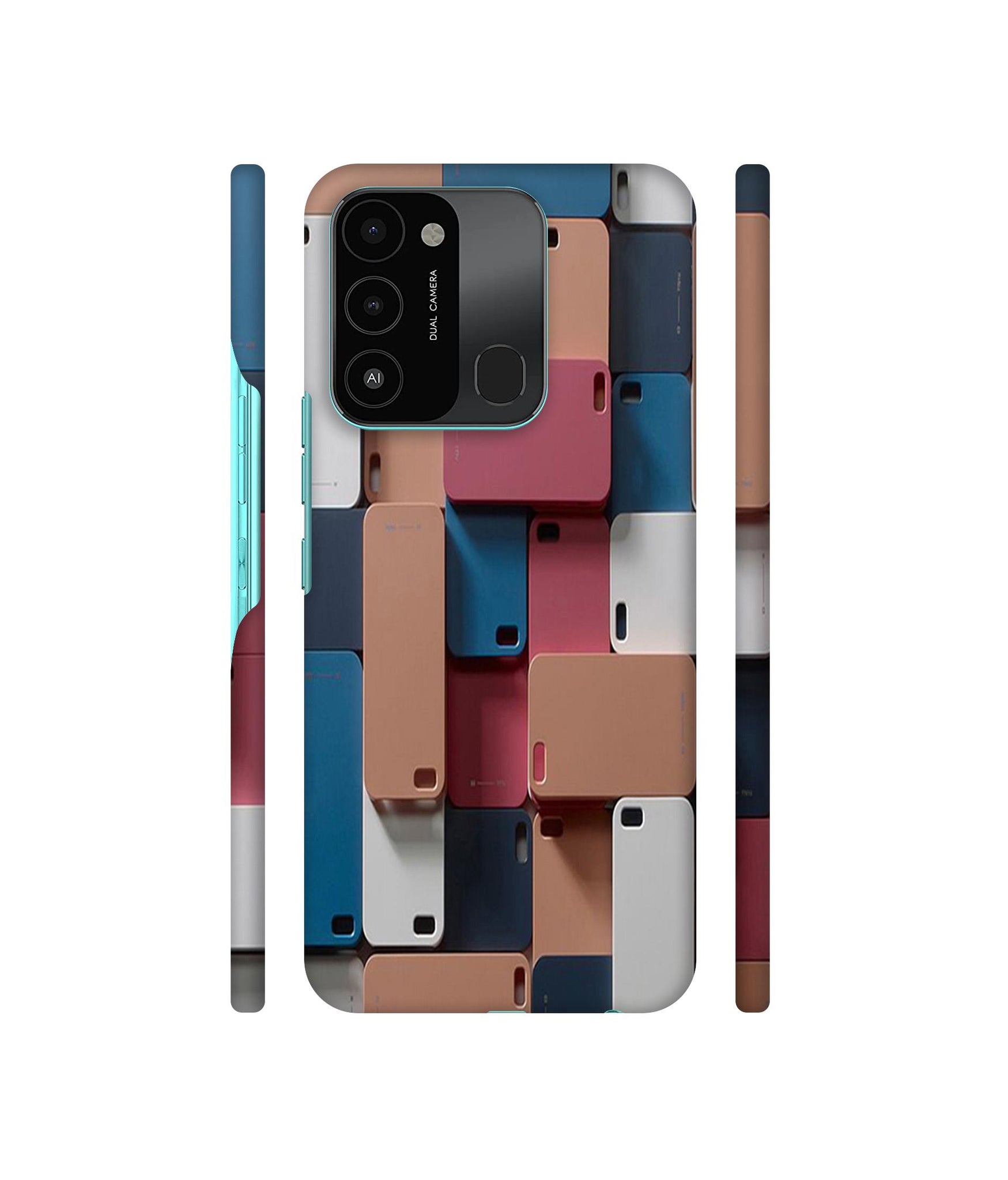 Mobile Cover Designer Hard Back Cover for Tecno Spark 8C