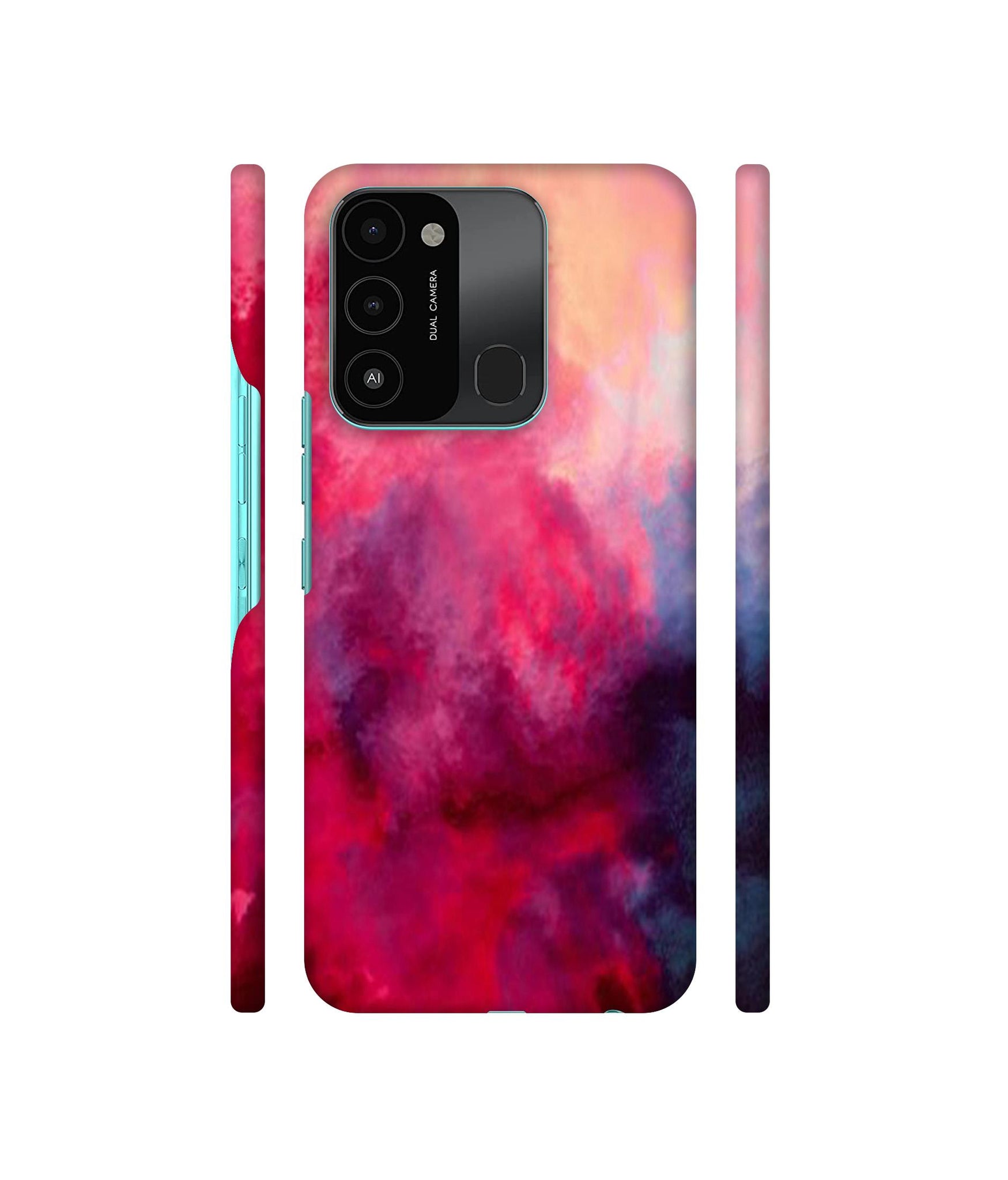 Holi Color Designer Hard Back Cover for Tecno Spark 8C