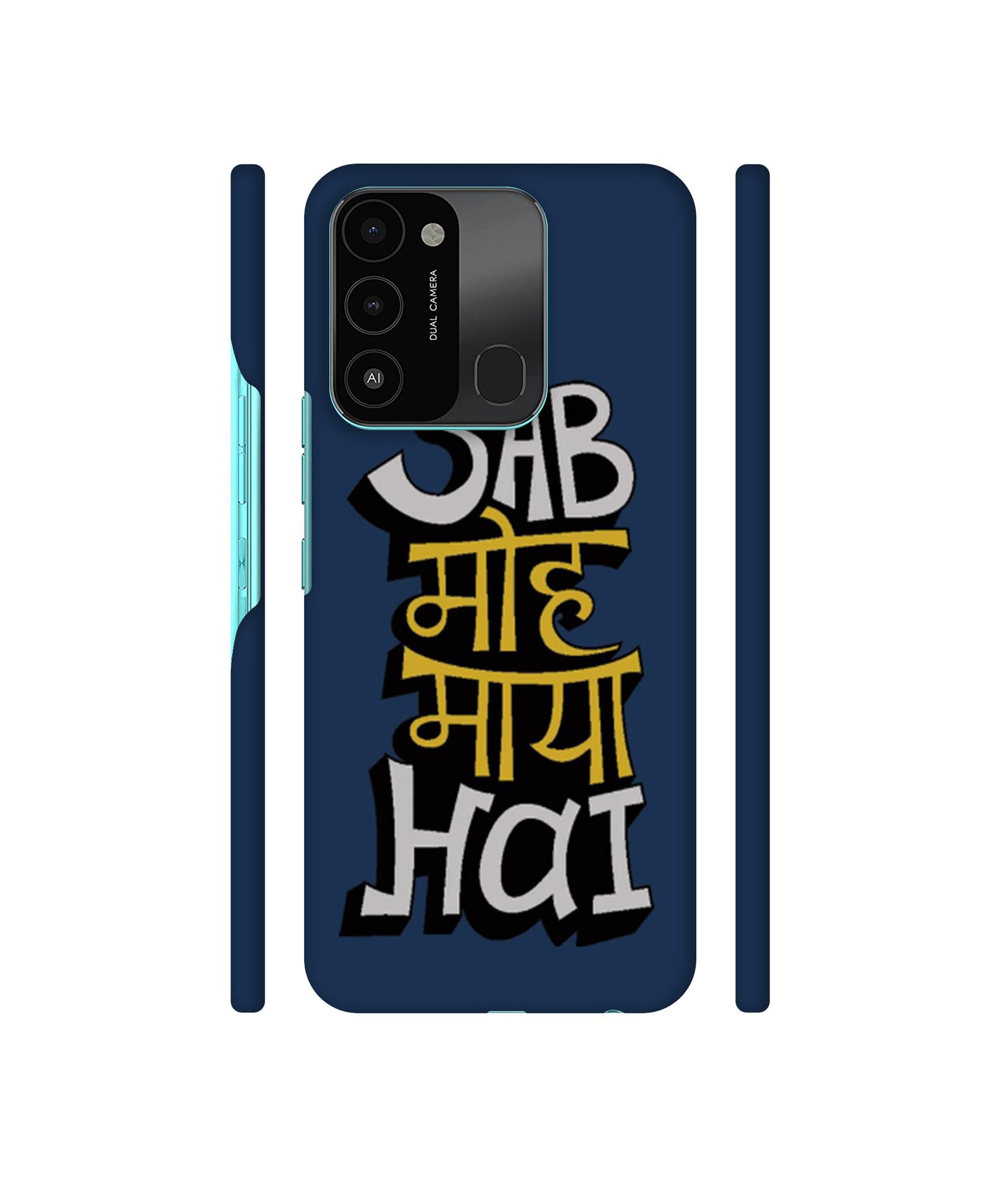 Sab Moh Maya Hai Designer Hard Back Cover for Tecno Spark 8C