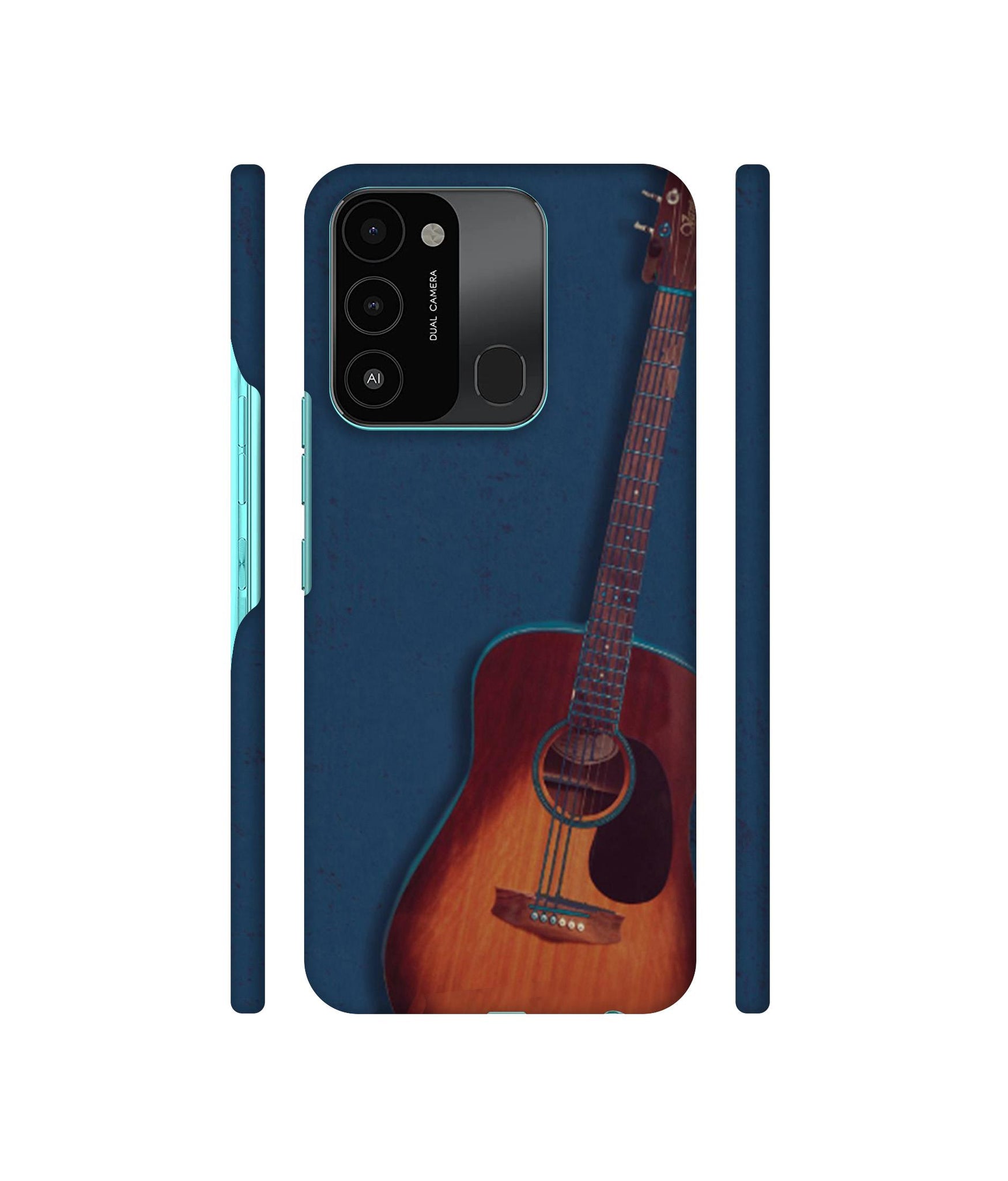 Guitar Designer Hard Back Cover for Tecno Spark 8C