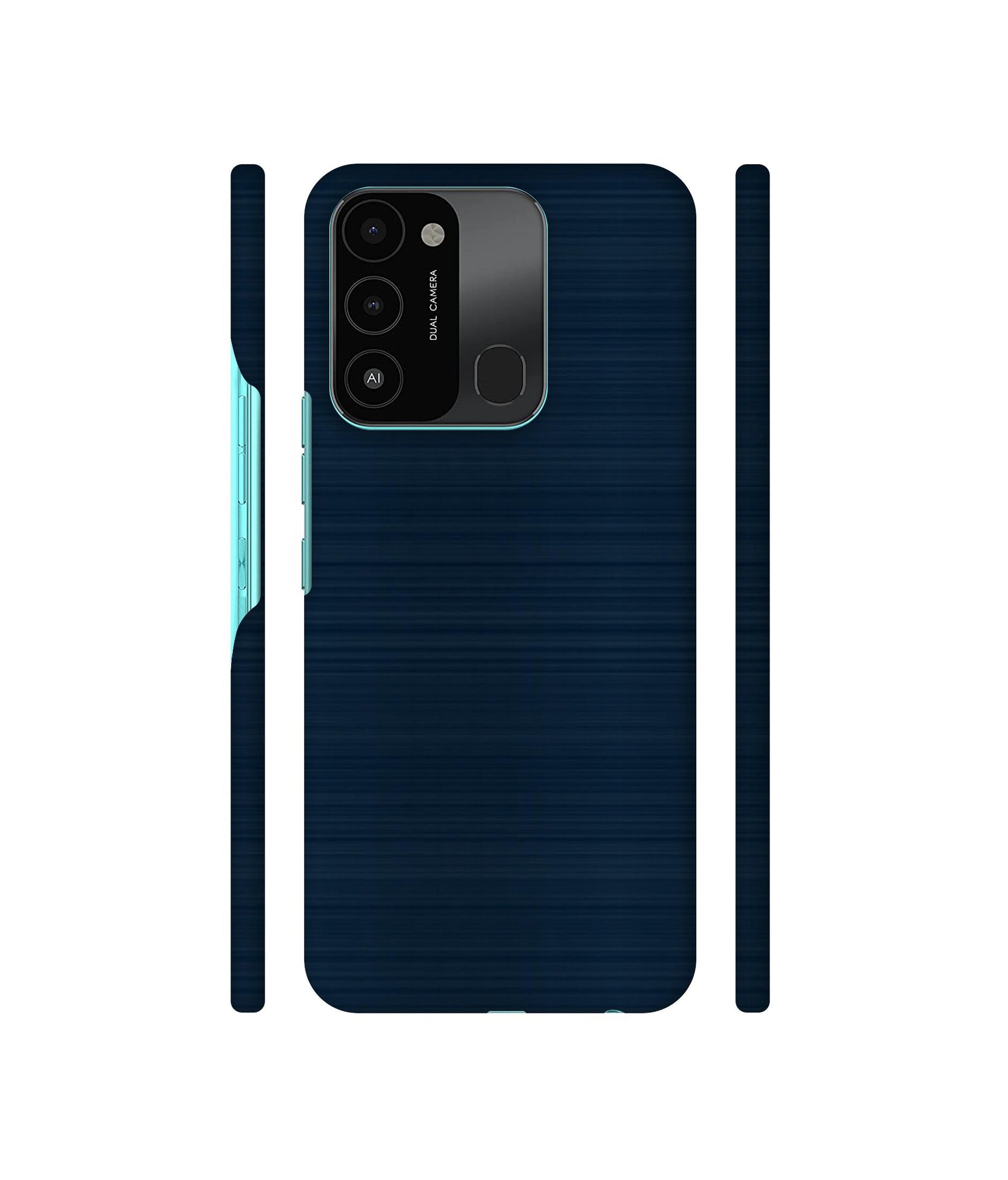 Blue Line Designer Hard Back Cover for Tecno Spark 8C