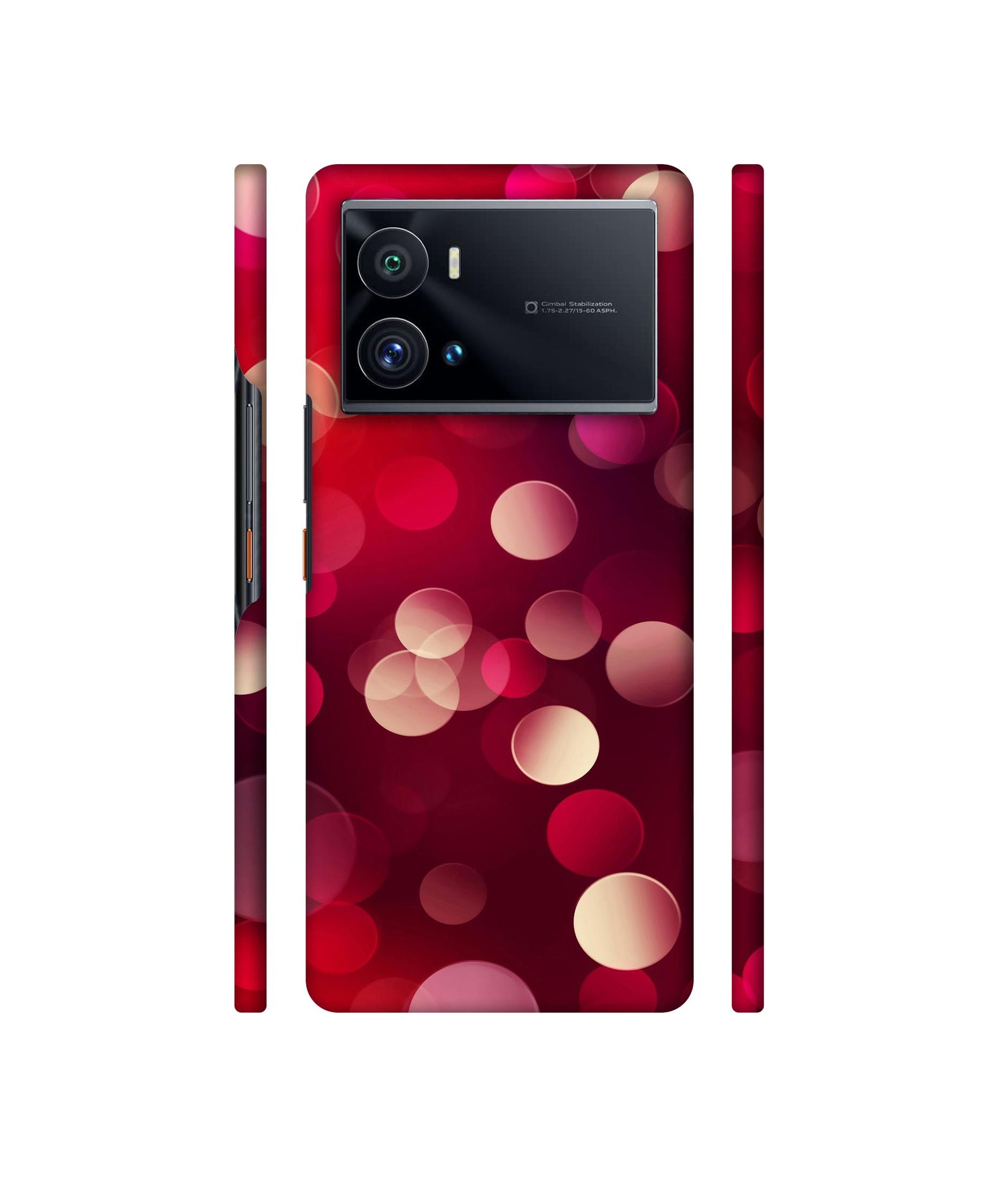 3D Circles Designer Hard Back Cover for Vivo iQOO 9 Pro 5G