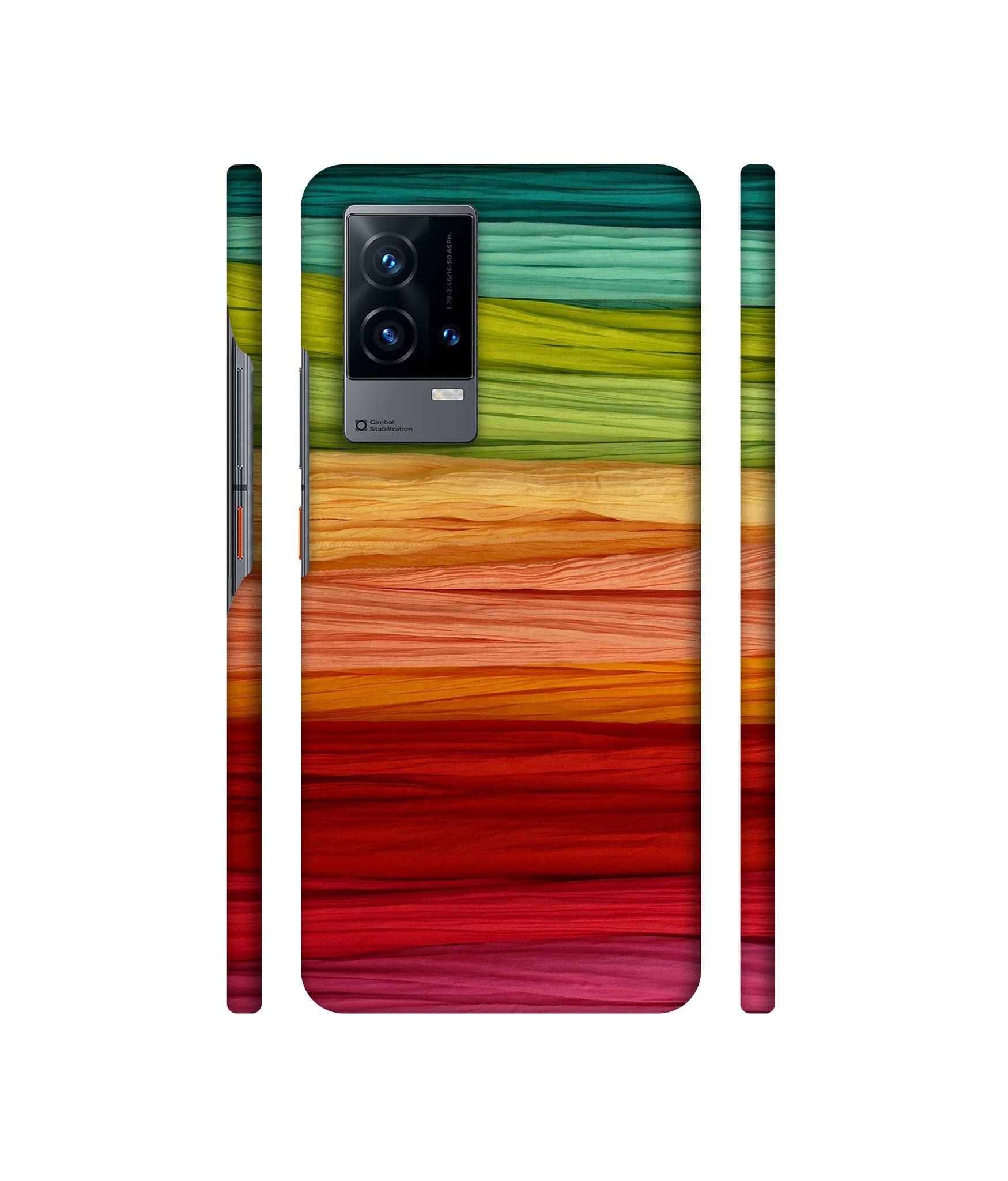 Colorful Thread Designer Hard Back Cover for Vivo iQOO 9 5G