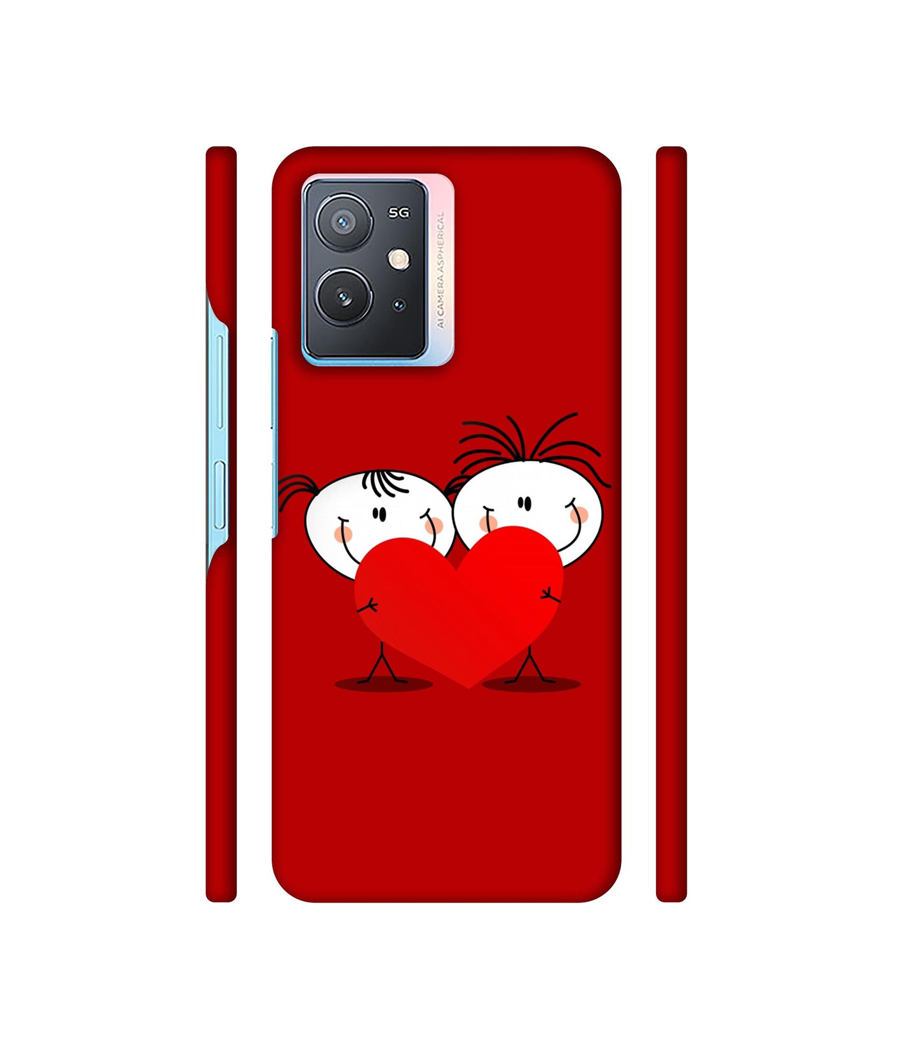 Valentines Day Designer Hard Back Cover for Vivo iQOO Z6 5G