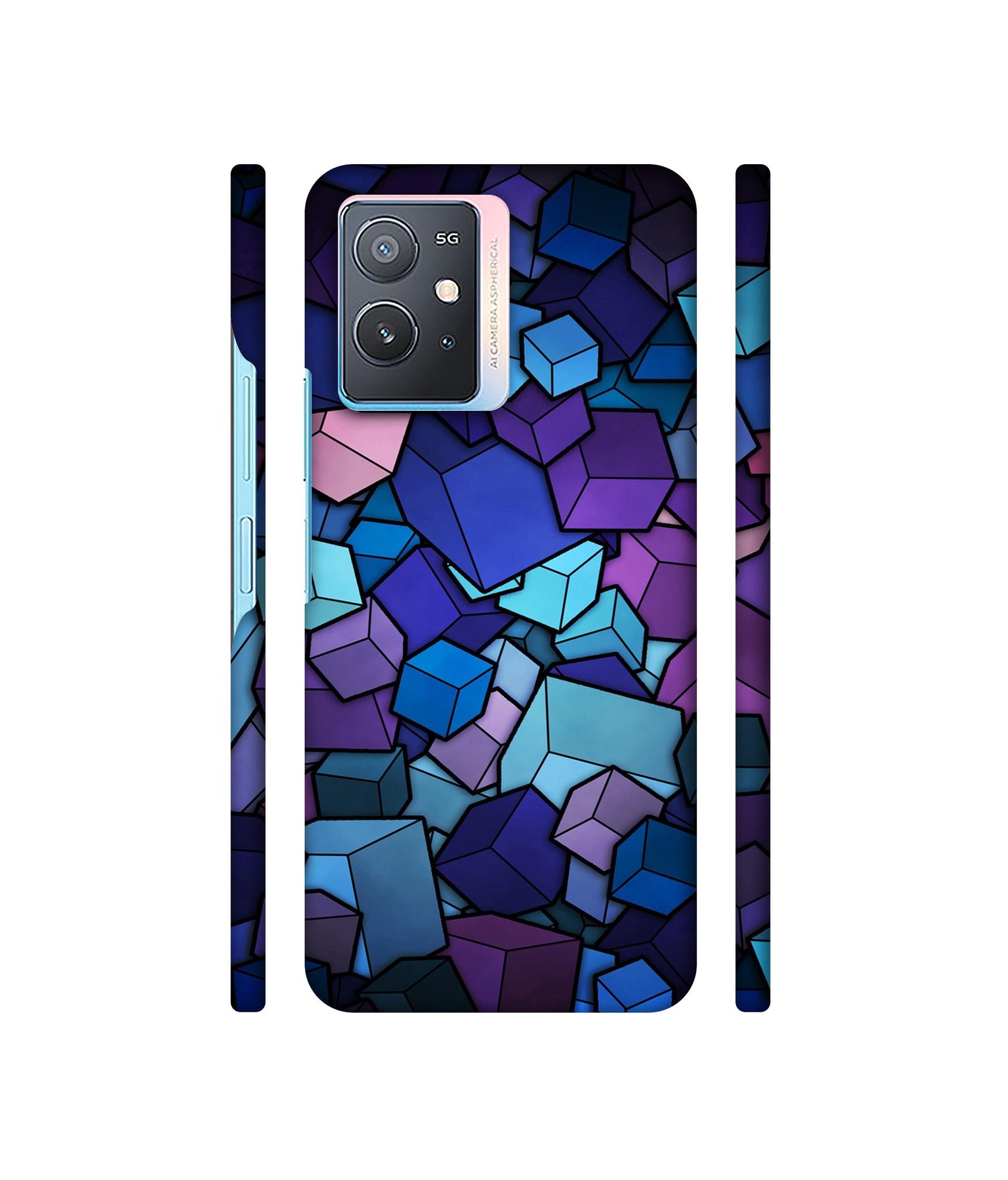 Color Box Designer Hard Back Cover for Vivo iQOO Z6 5G