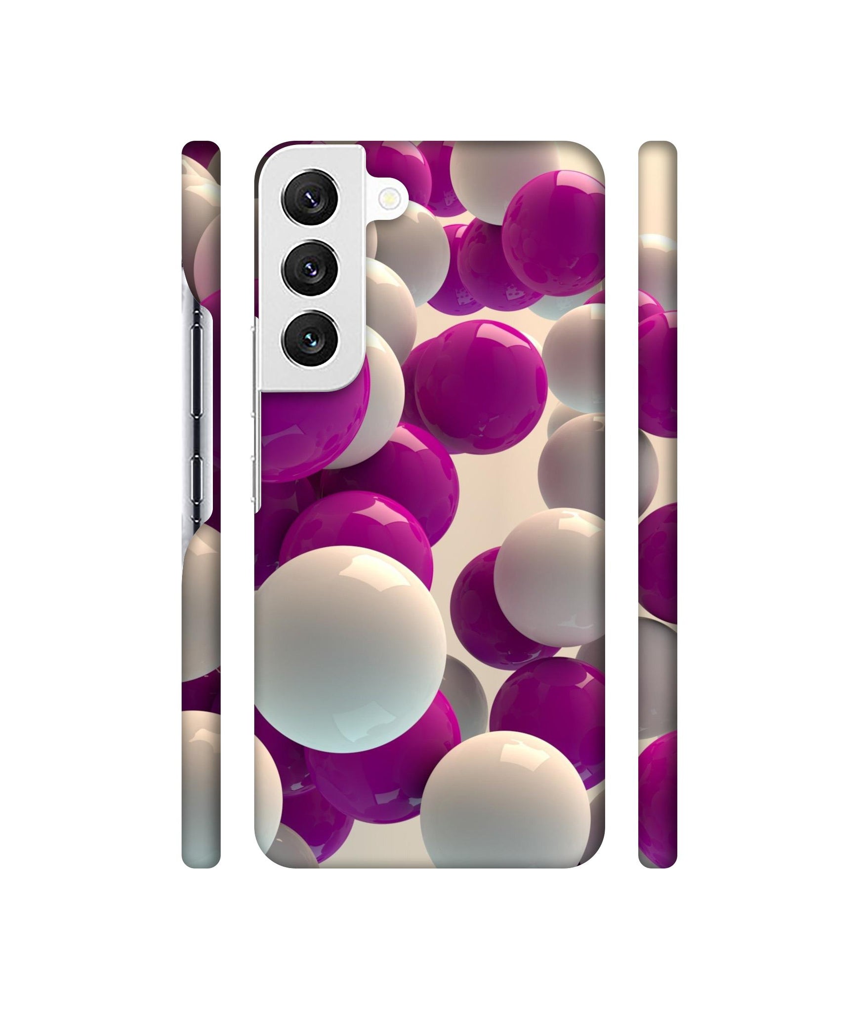 3D Balloons Designer Hard Back Cover for Samsung Galaxy S22 5G