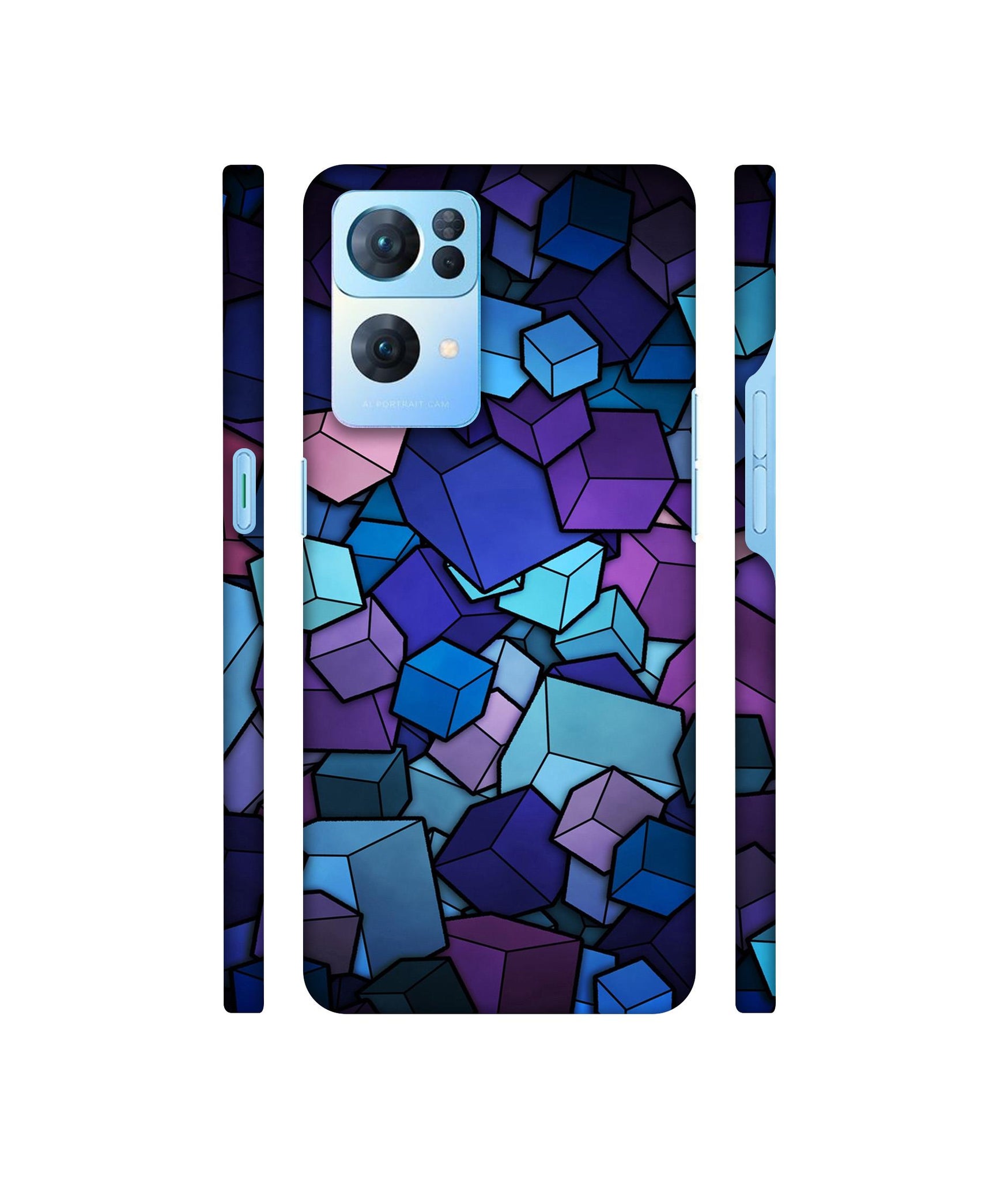 Color Box Designer Hard Back Cover for Oppo Reno7 Pro 5G