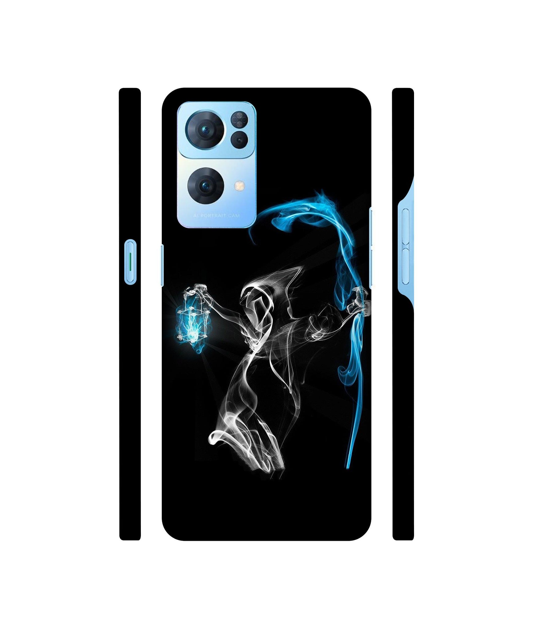 3D Skull Designer Hard Back Cover for Oppo Reno7 Pro 5G