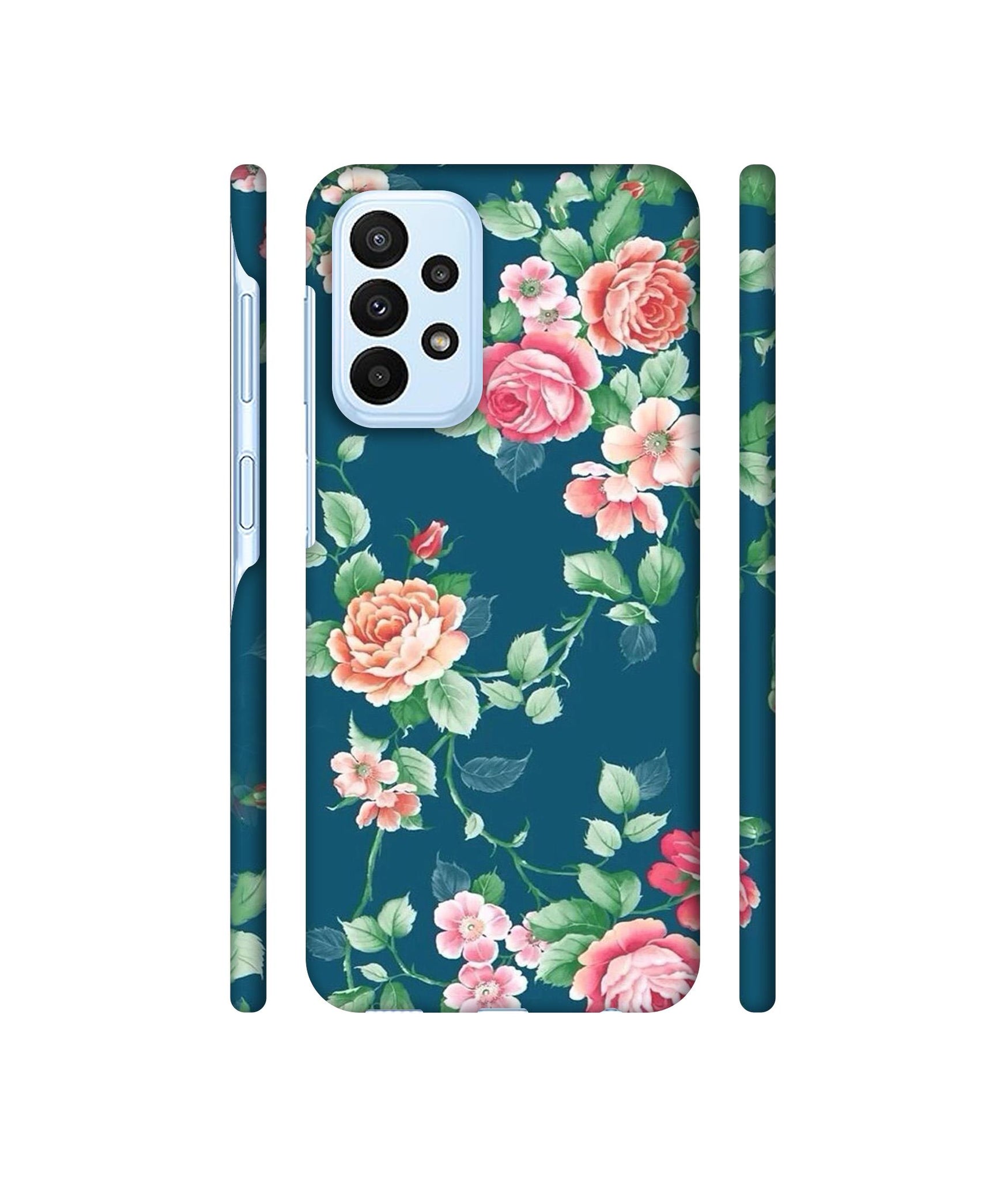 Vintage Floral Designer Hard Back Cover for Samsung Galaxy A23 4G
