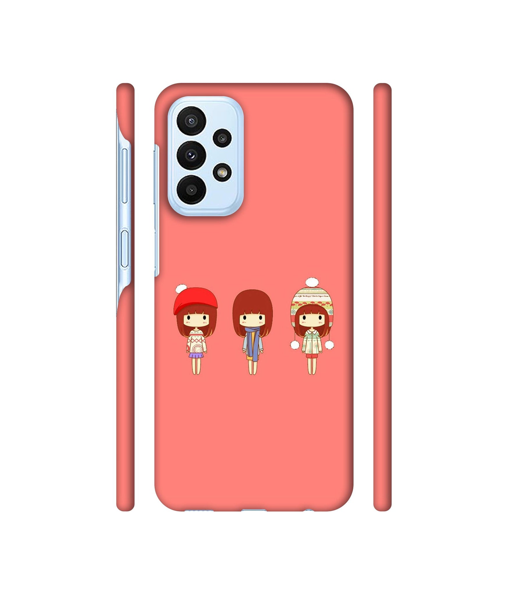 Cute Girls Designer Hard Back Cover for Samsung Galaxy A23 4G