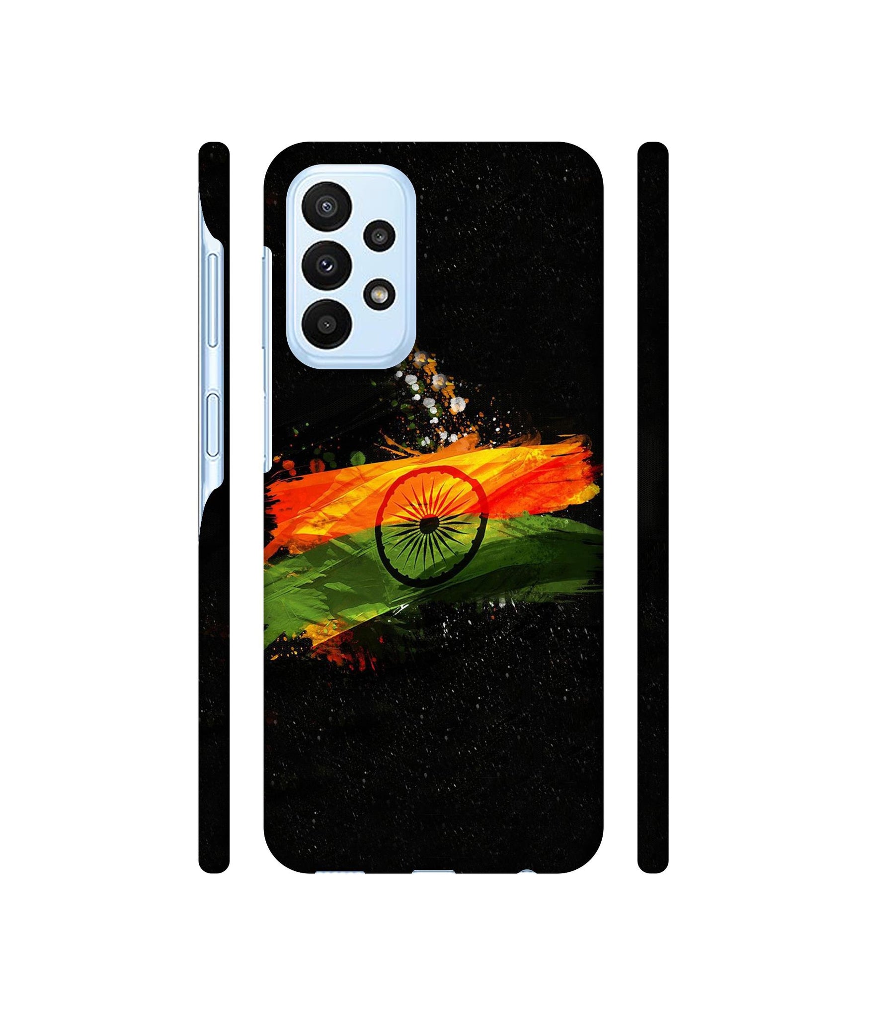 Indian Flag Designer Hard Back Cover for Samsung Galaxy A23 4G