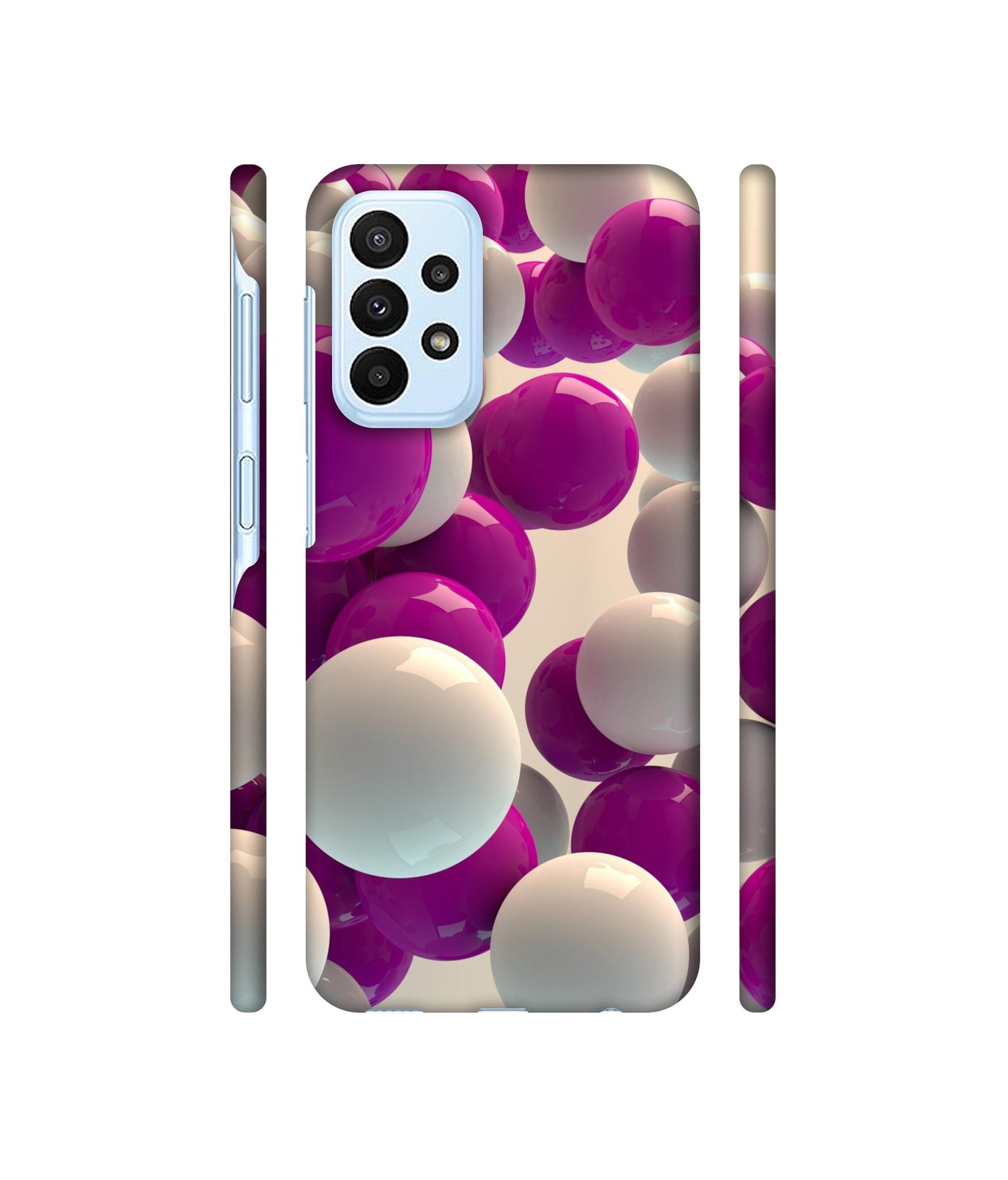 3D Balloons Designer Hard Back Cover for Samsung Galaxy A23 4G