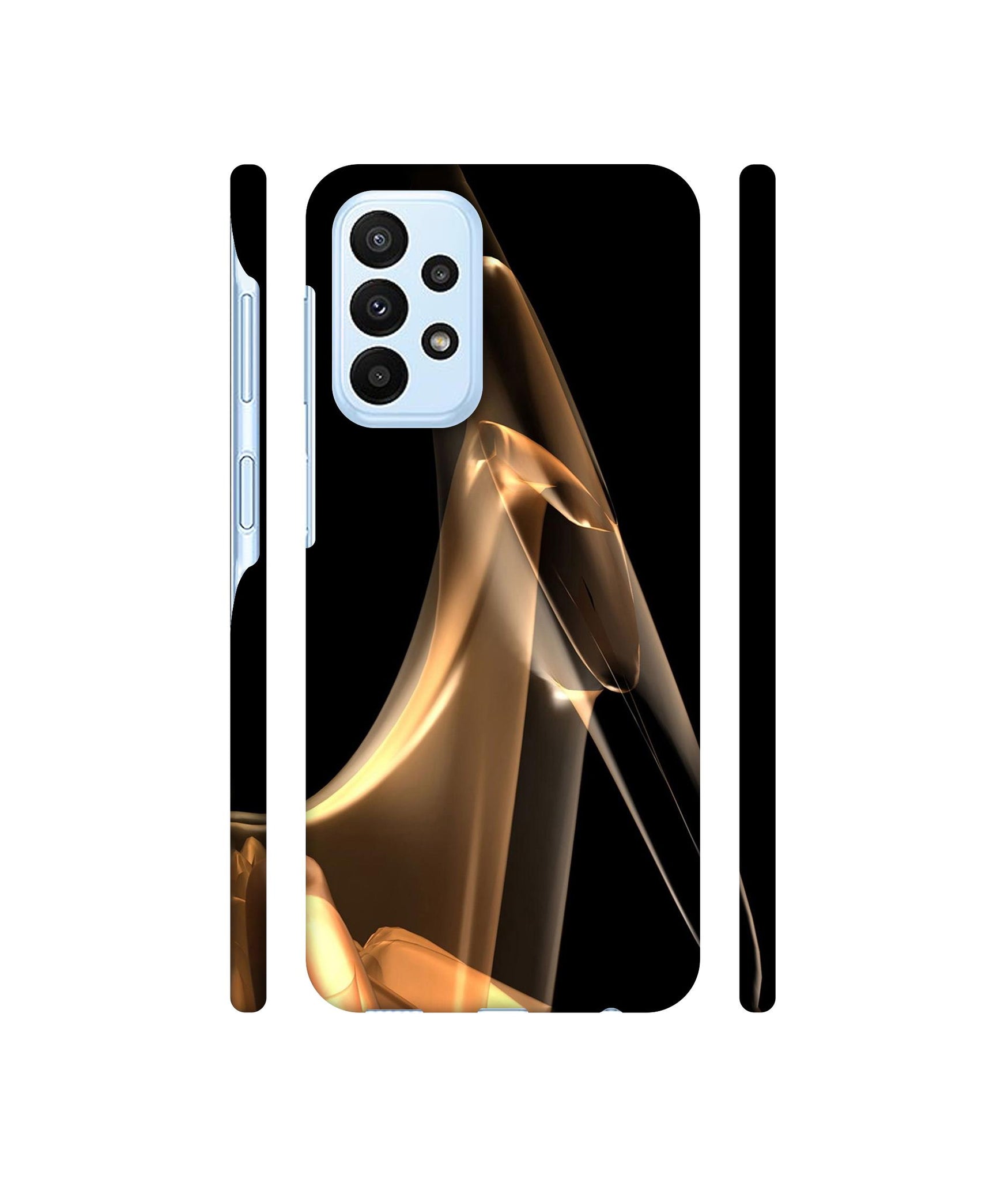 Gold Smoke Designer Hard Back Cover for Samsung Galaxy A23 4G