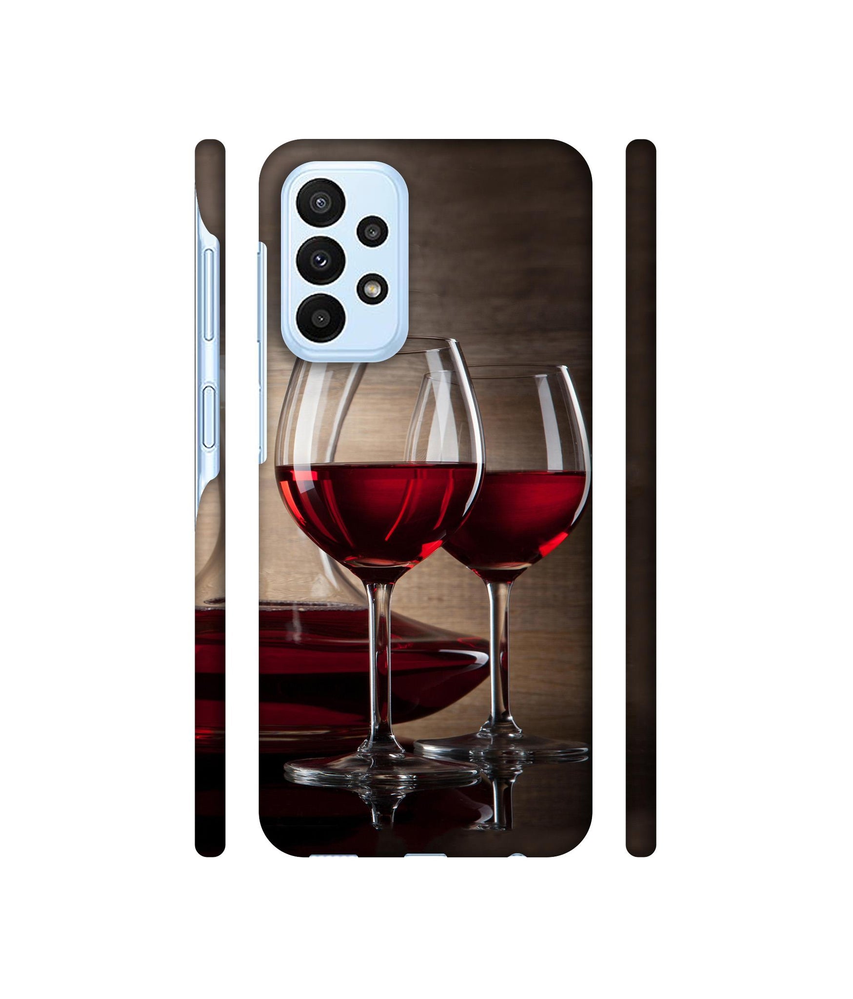 Wine Glass Designer Hard Back Cover for Samsung Galaxy A23 4G