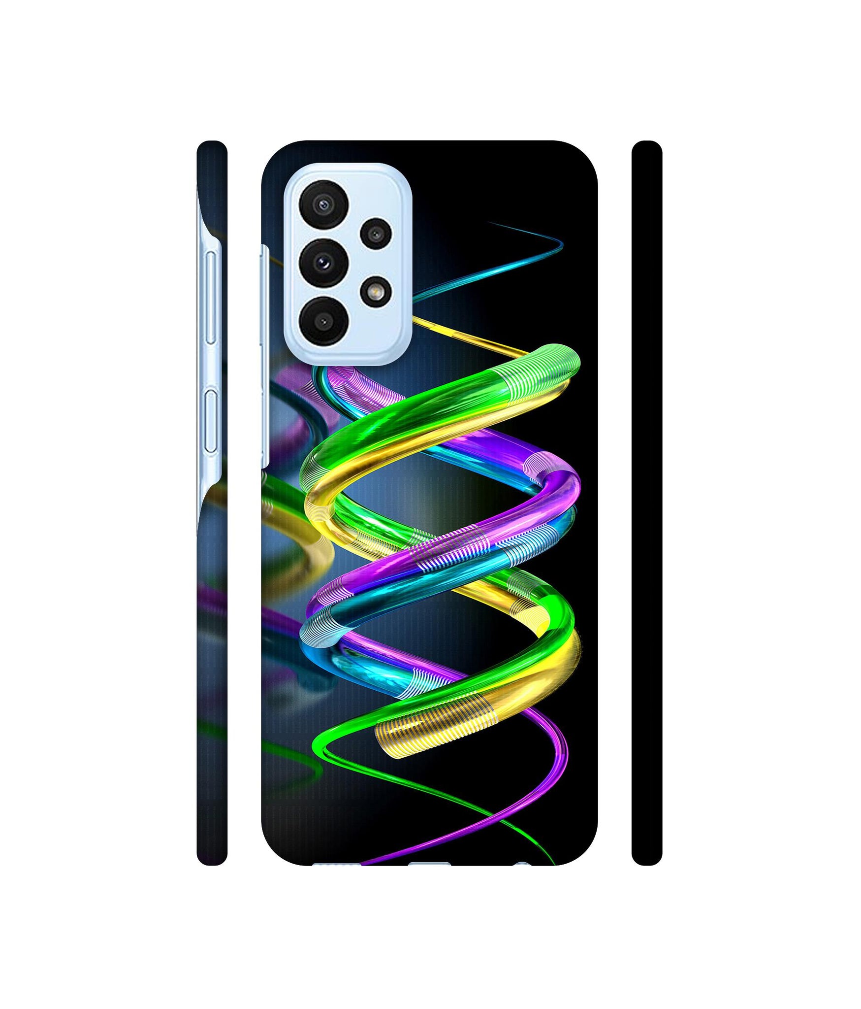 3D Spiral Designer Hard Back Cover for Samsung Galaxy A23 4G