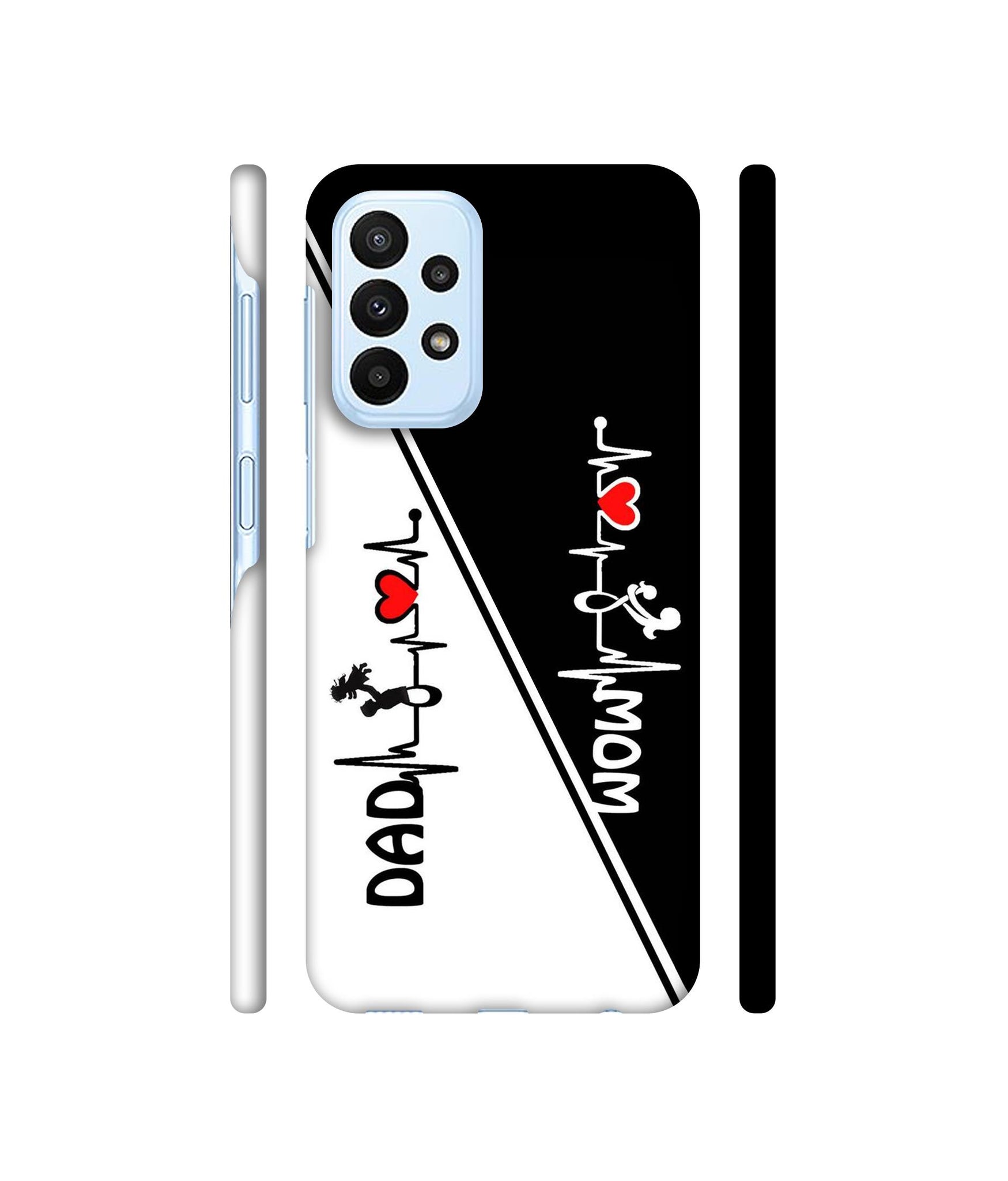 Mom and Dad Lover Designer Hard Back Cover for Samsung Galaxy A23 4G