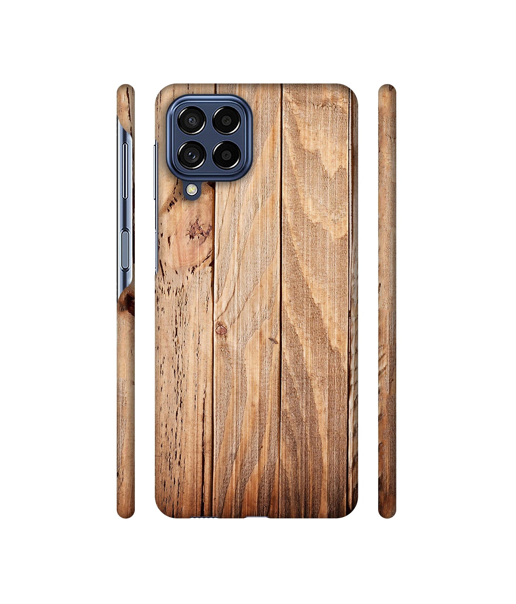 Wooden Texture Designer Hard Back Cover for Samsung Galaxy M53 5G