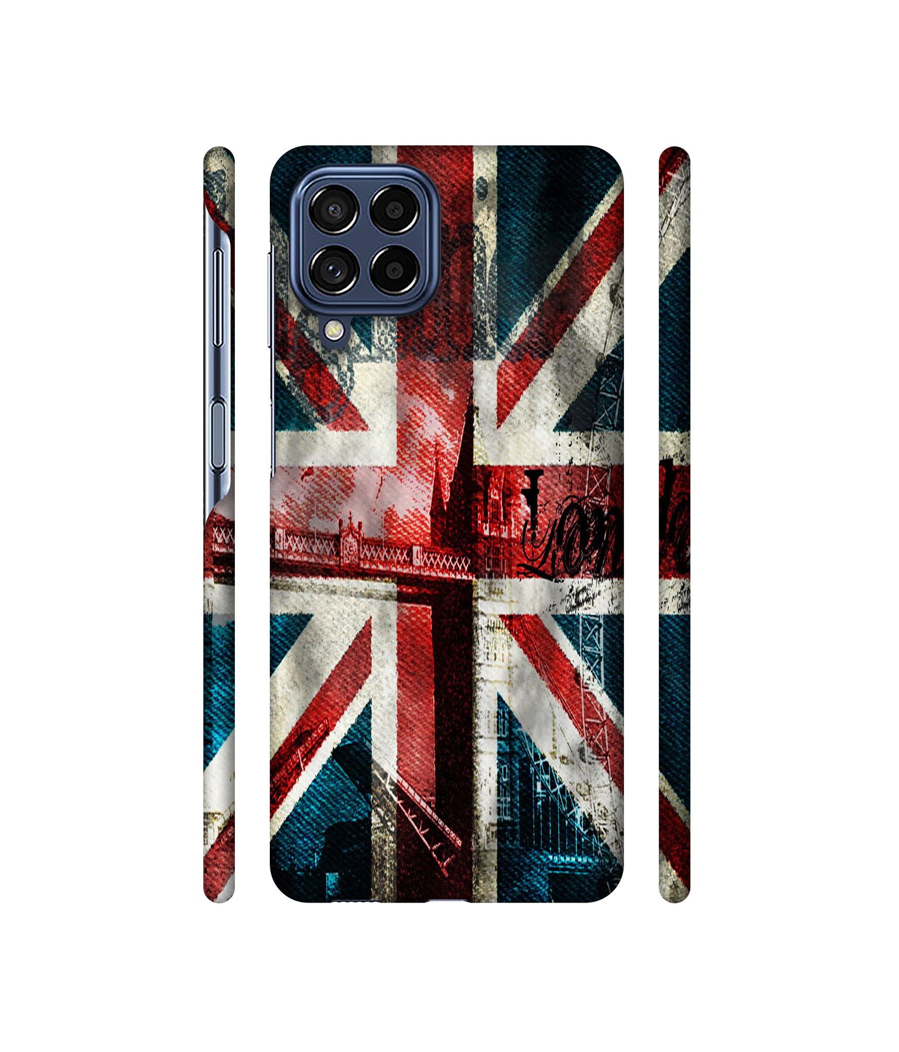 London Flag wallpaper Designer Hard Back Cover for Samsung Galaxy M53 5G