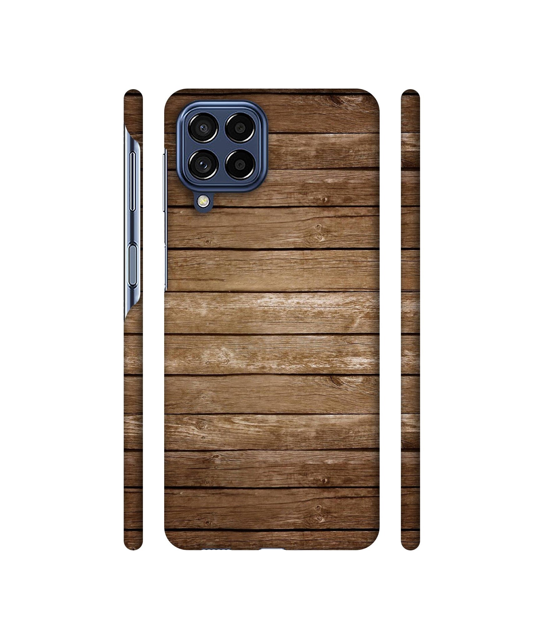 Wood Designer Hard Back Cover for Samsung Galaxy M53 5G