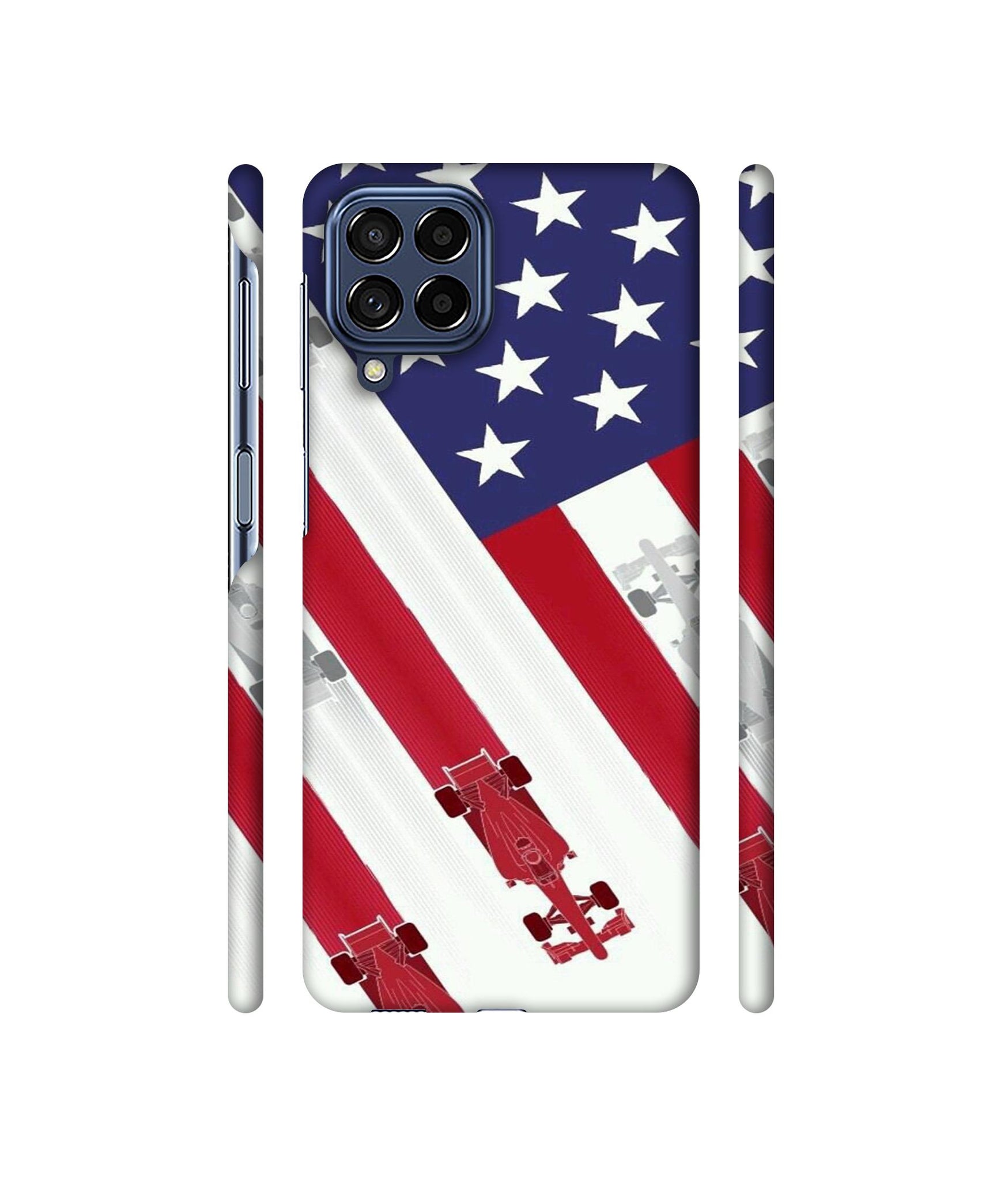Ferrari On the Zoom Print Designer Hard Back Cover for Samsung Galaxy M53 5G