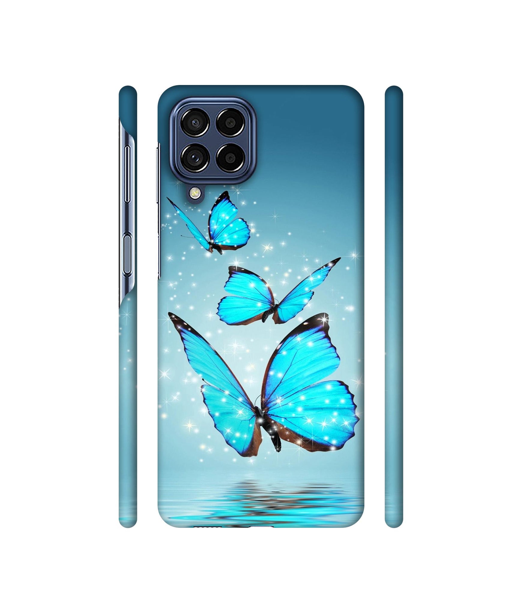 Flying Butterflies Designer Hard Back Cover for Samsung Galaxy M53 5G