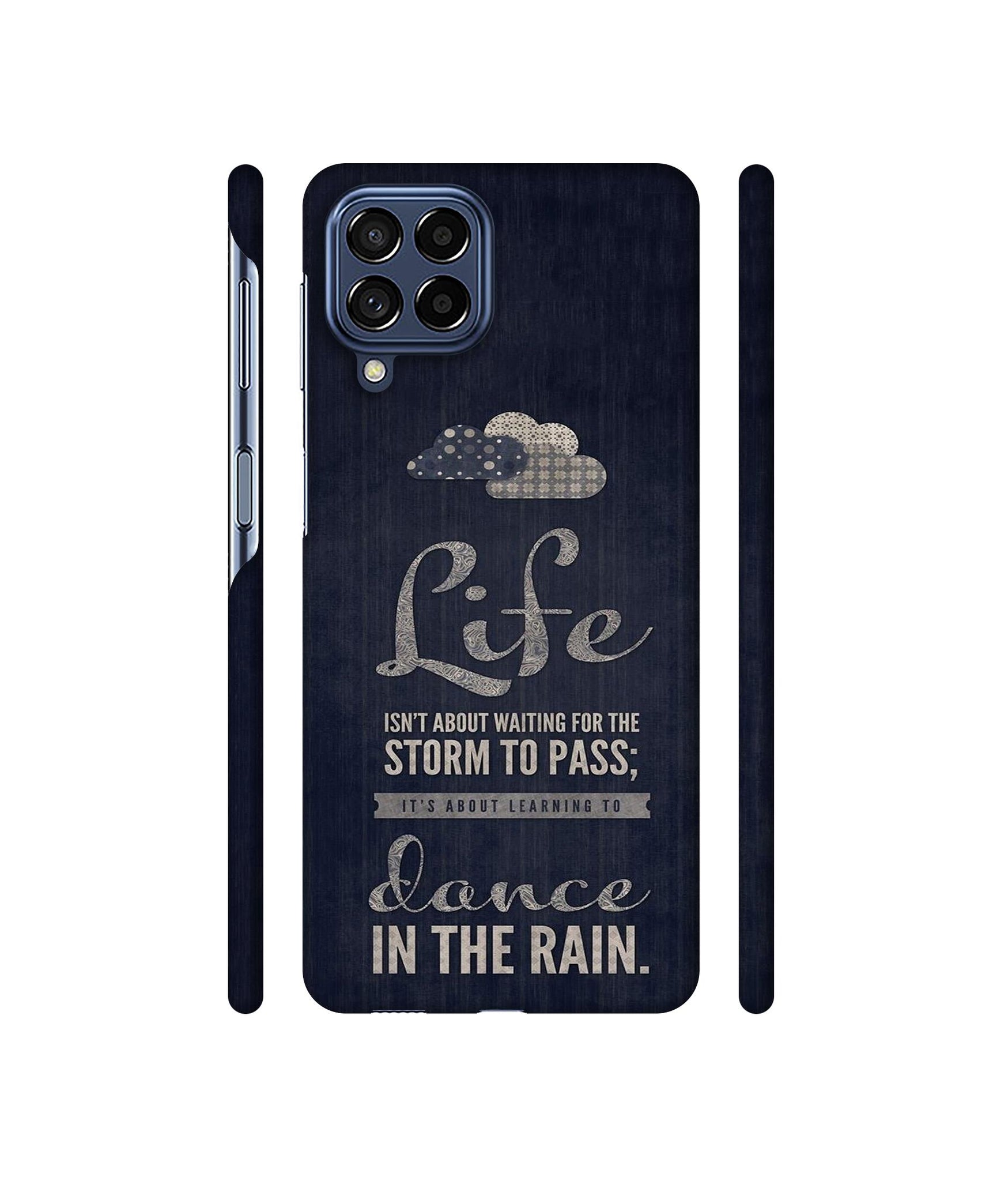 Life in The Rain Designer Hard Back Cover for Samsung Galaxy M53 5G