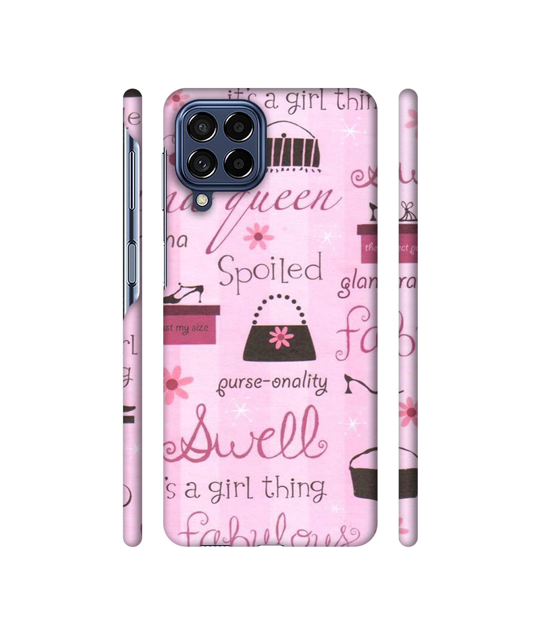 Its A Girl Thing Designer Hard Back Cover for Samsung Galaxy M53 5G