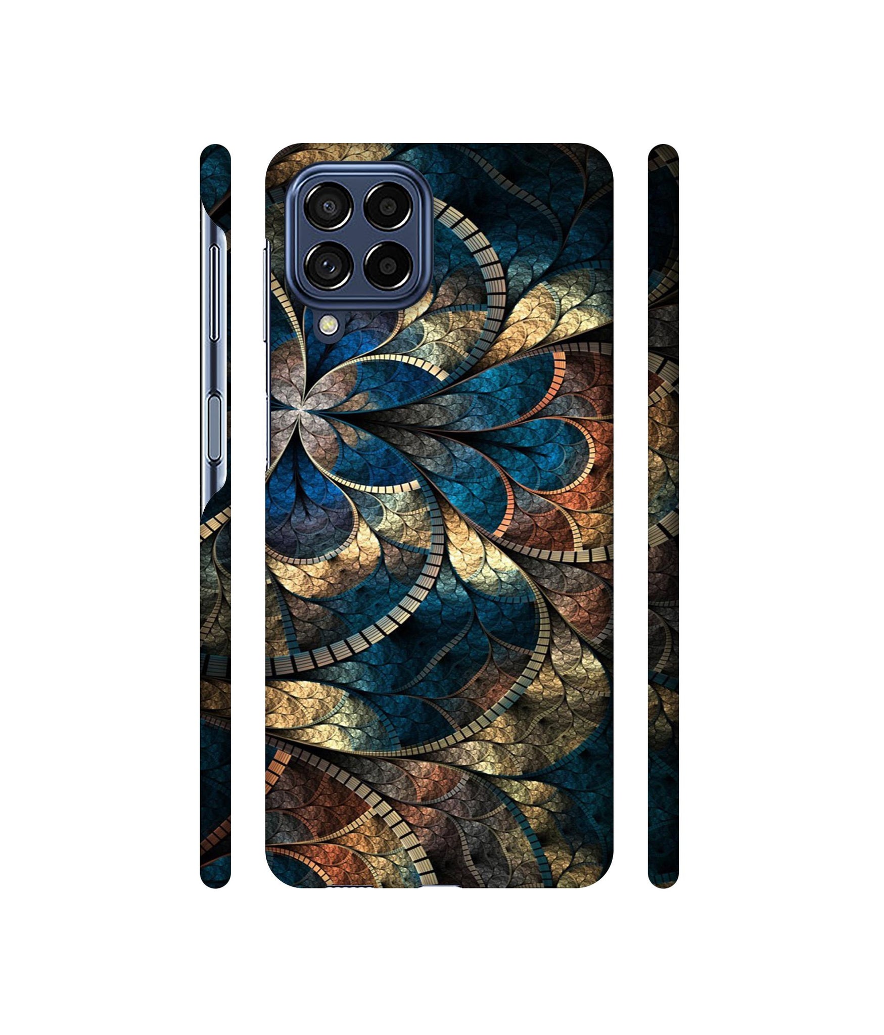 Fractional Pattern Designer Hard Back Cover for Samsung Galaxy M53 5G