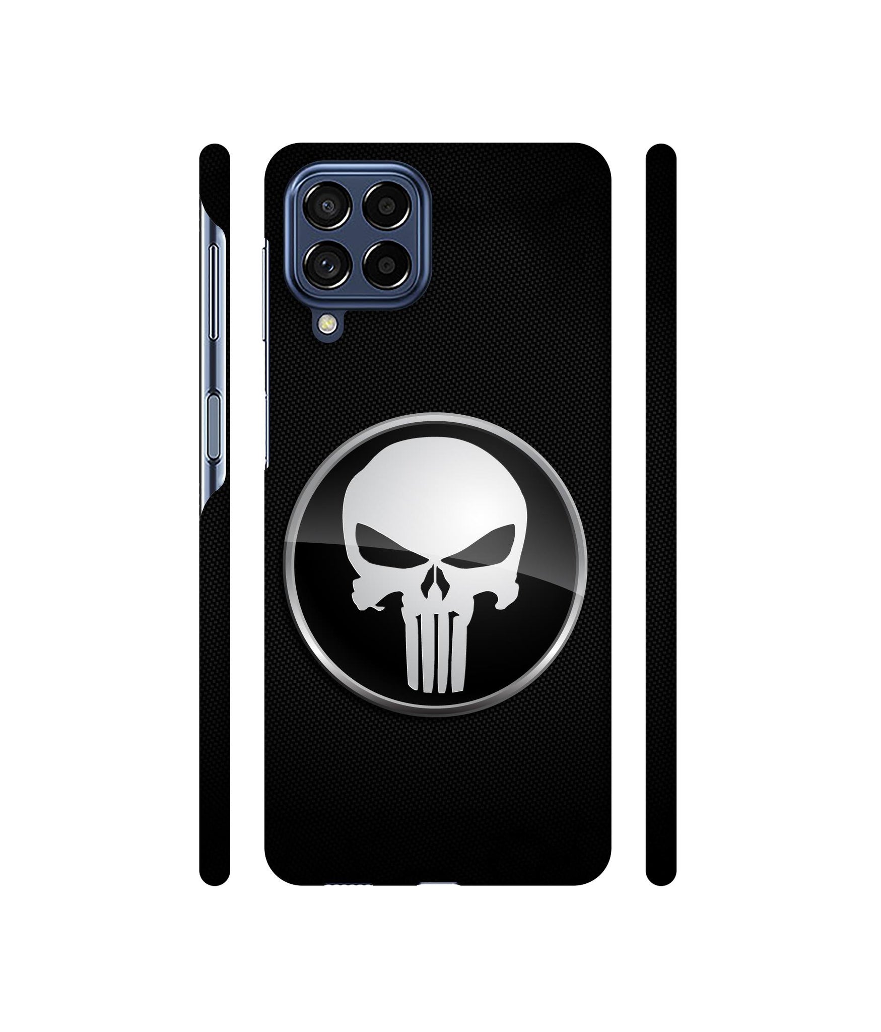 Skull Pattern Designer Hard Back Cover for Samsung Galaxy M53 5G