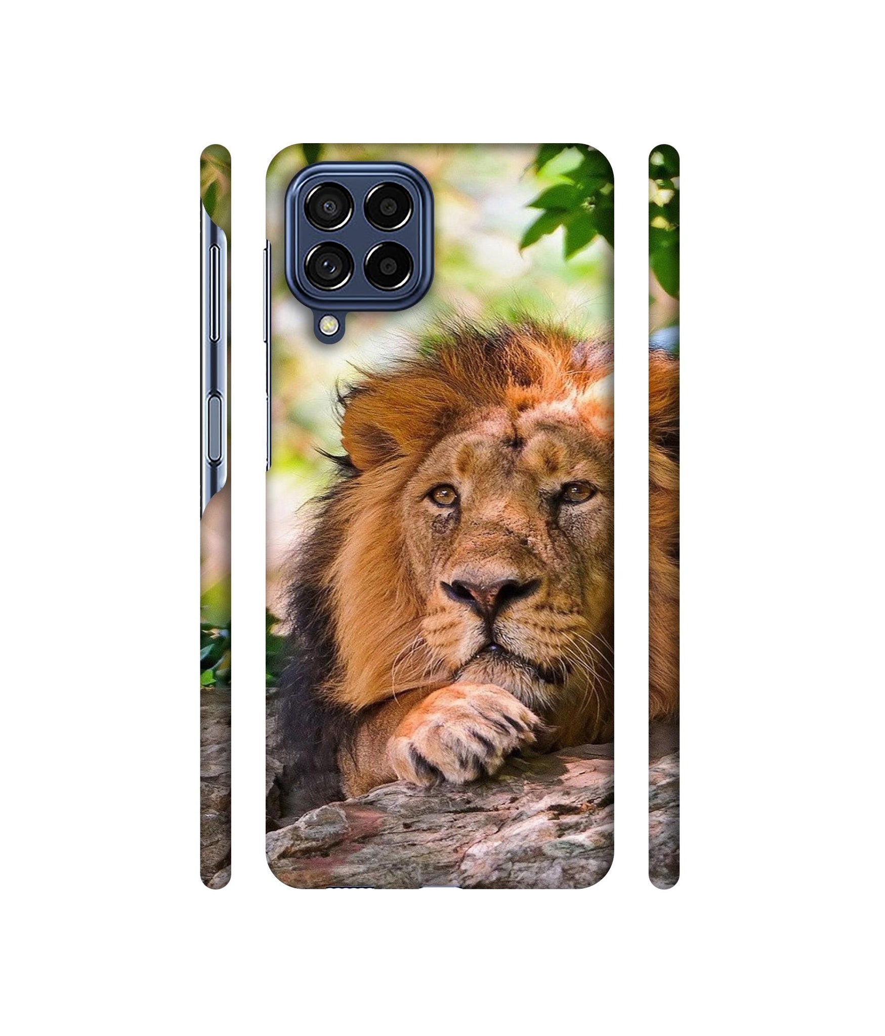 Tiger Pattern Print Designer Hard Back Cover for Samsung Galaxy M53 5G