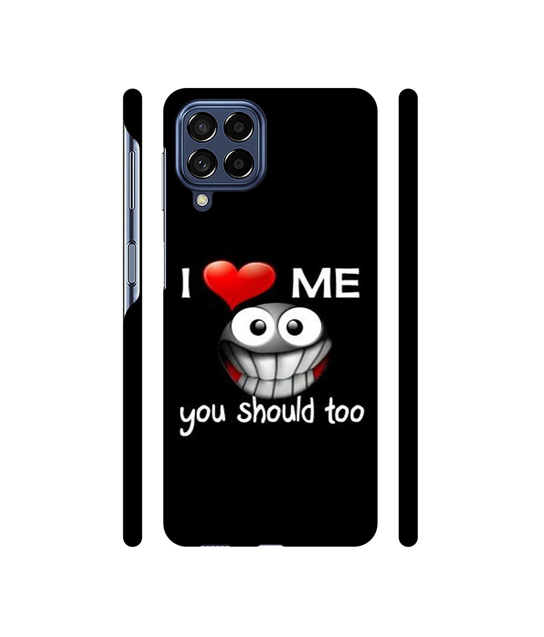 I Love Me Quotes Designer Hard Back Cover for Samsung Galaxy M53 5G