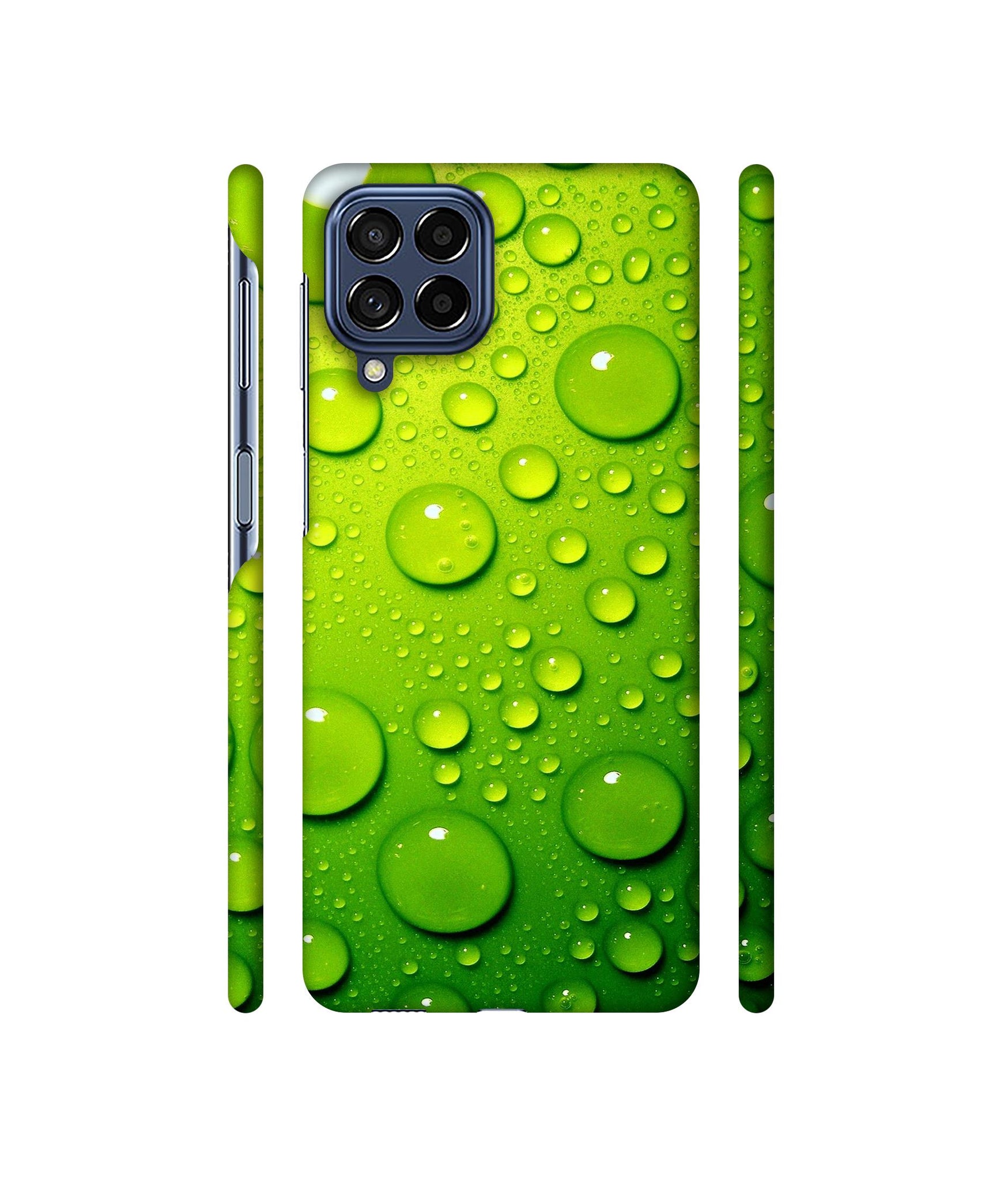 Green Bubbles Designer Hard Back Cover for Samsung Galaxy M53 5G