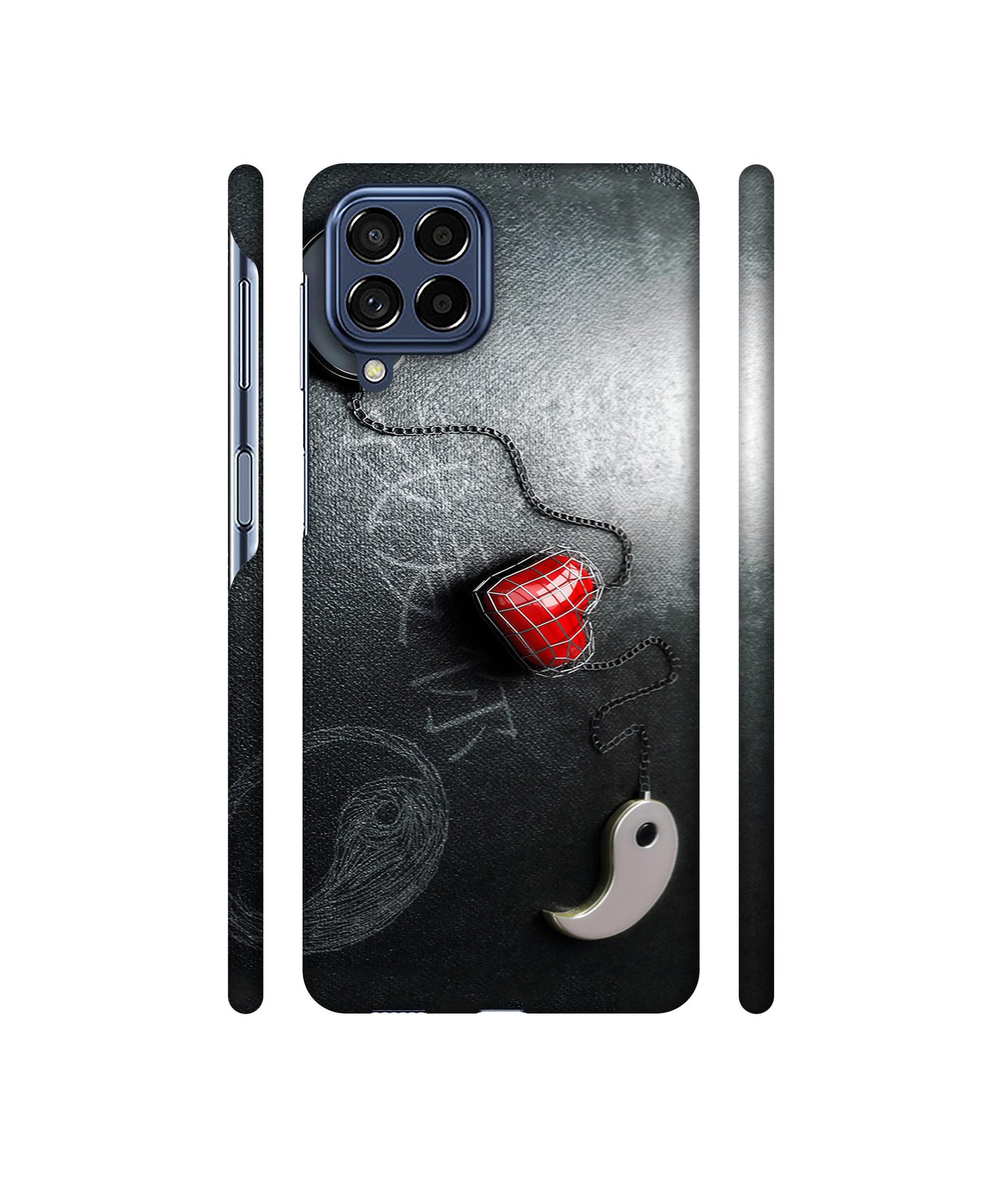 Chinnese Yin and Yang Designer Hard Back Cover for Samsung Galaxy M53 5G