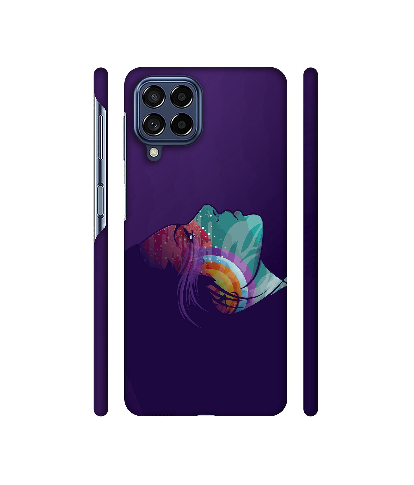 Vector Girl Designer Hard Back Cover for Samsung Galaxy M53 5G