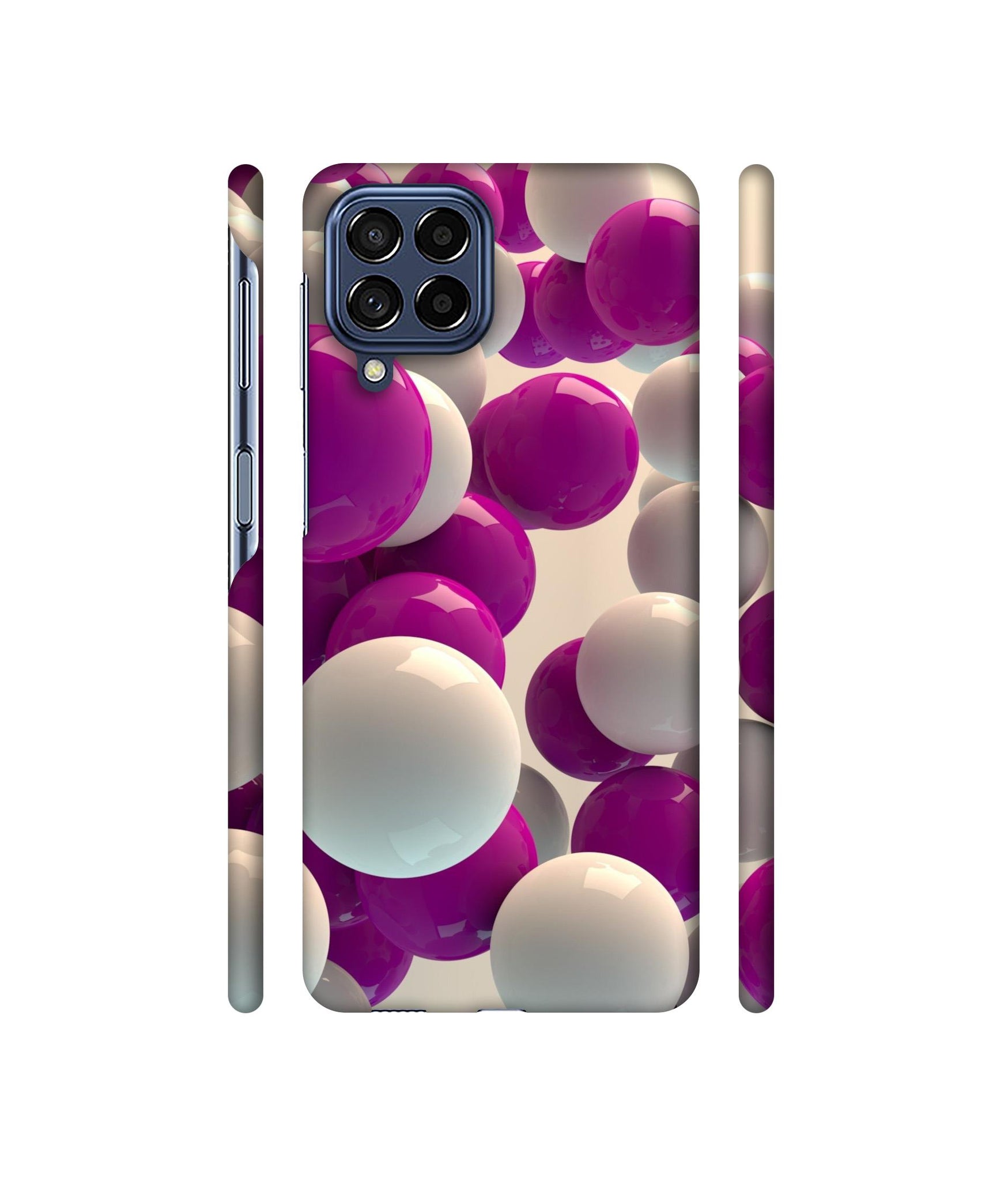 3D Balloons Designer Hard Back Cover for Samsung Galaxy M53 5G