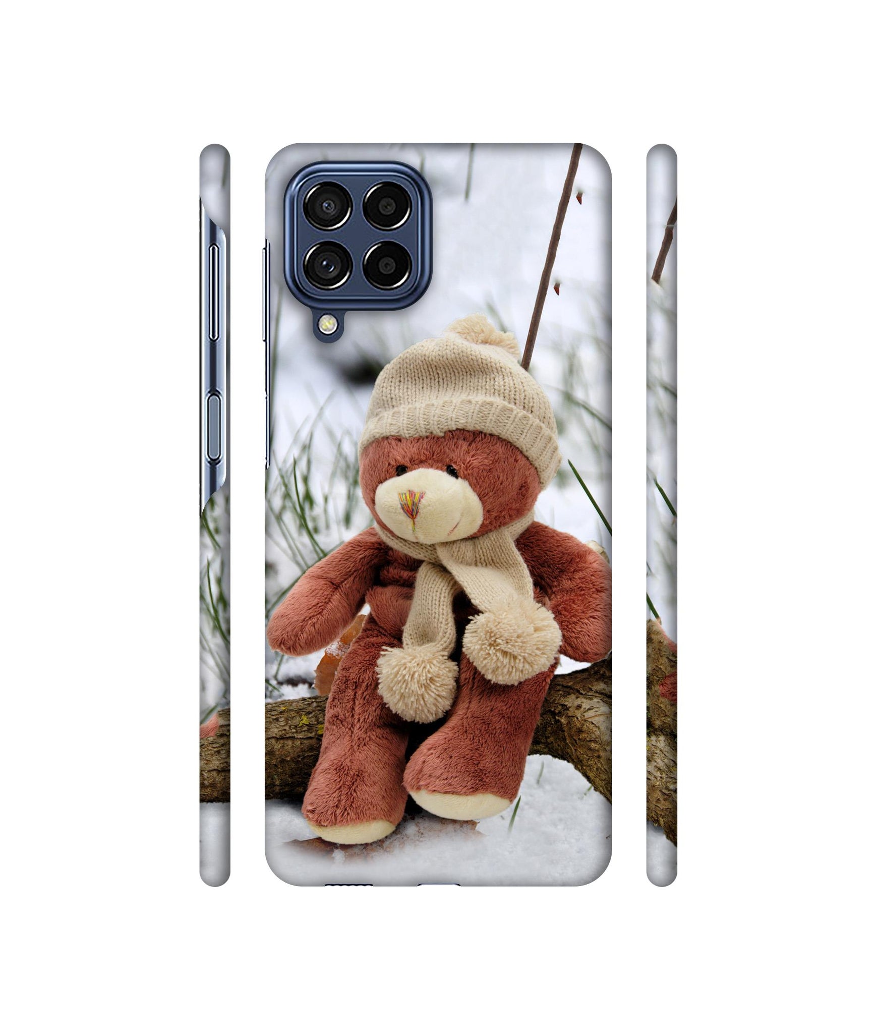 Woolen Bear Designer Hard Back Cover for Samsung Galaxy M53 5G