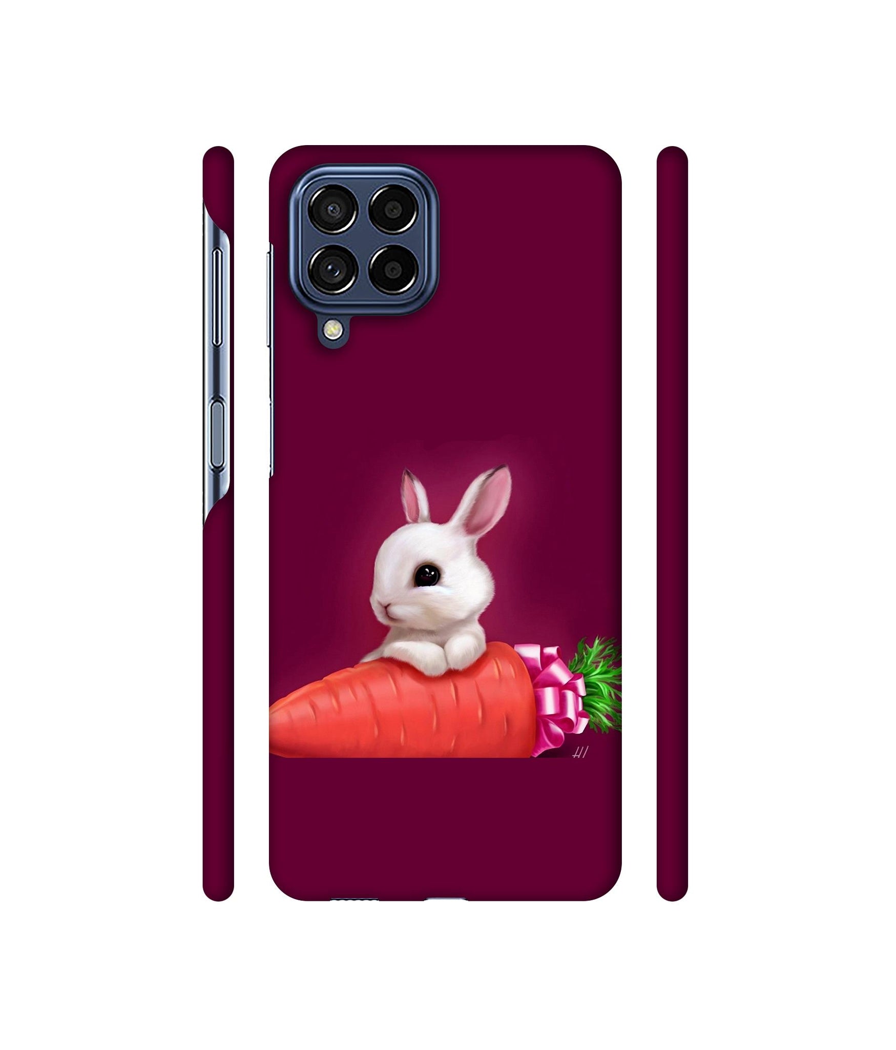 Bunny With Carrot Designer Hard Back Cover for Samsung Galaxy M53 5G