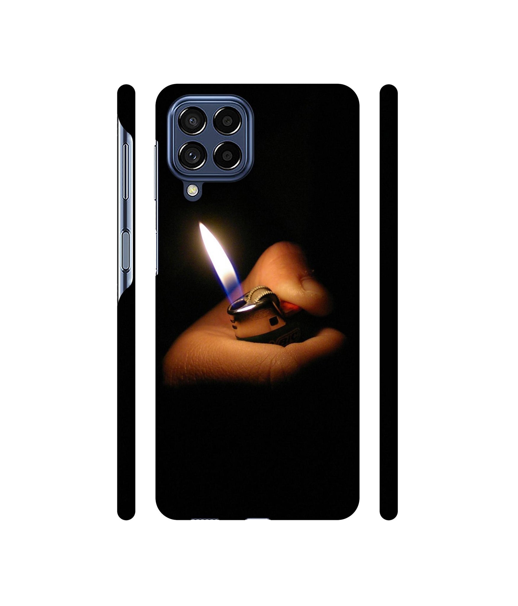 Lighter Flames Designer Hard Back Cover for Samsung Galaxy M53 5G