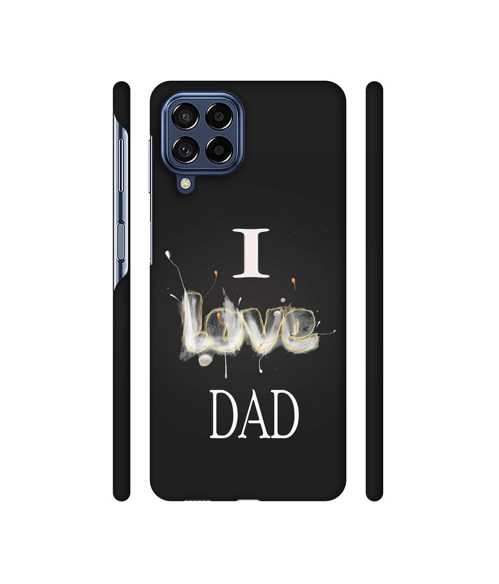 Happy Quote Designer Hard Back Cover for Samsung Galaxy M53 5G