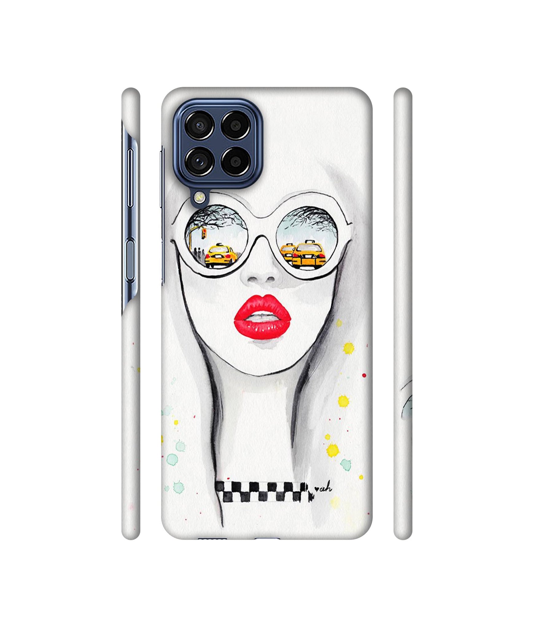 Girl Designer Hard Back Cover for Samsung Galaxy M53 5G