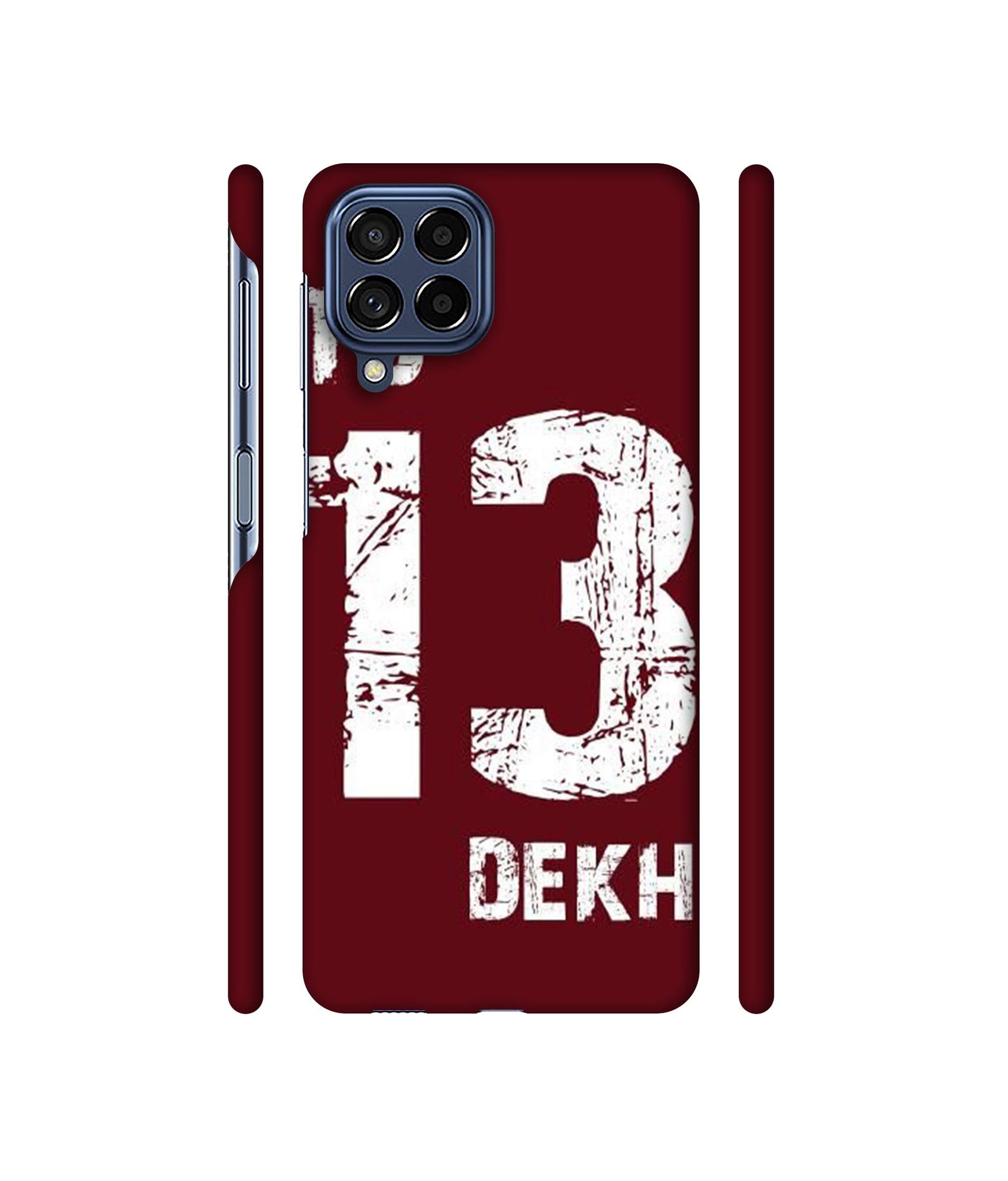 Tu 13 Dekh Designer Hard Back Cover for Samsung Galaxy M53 5G