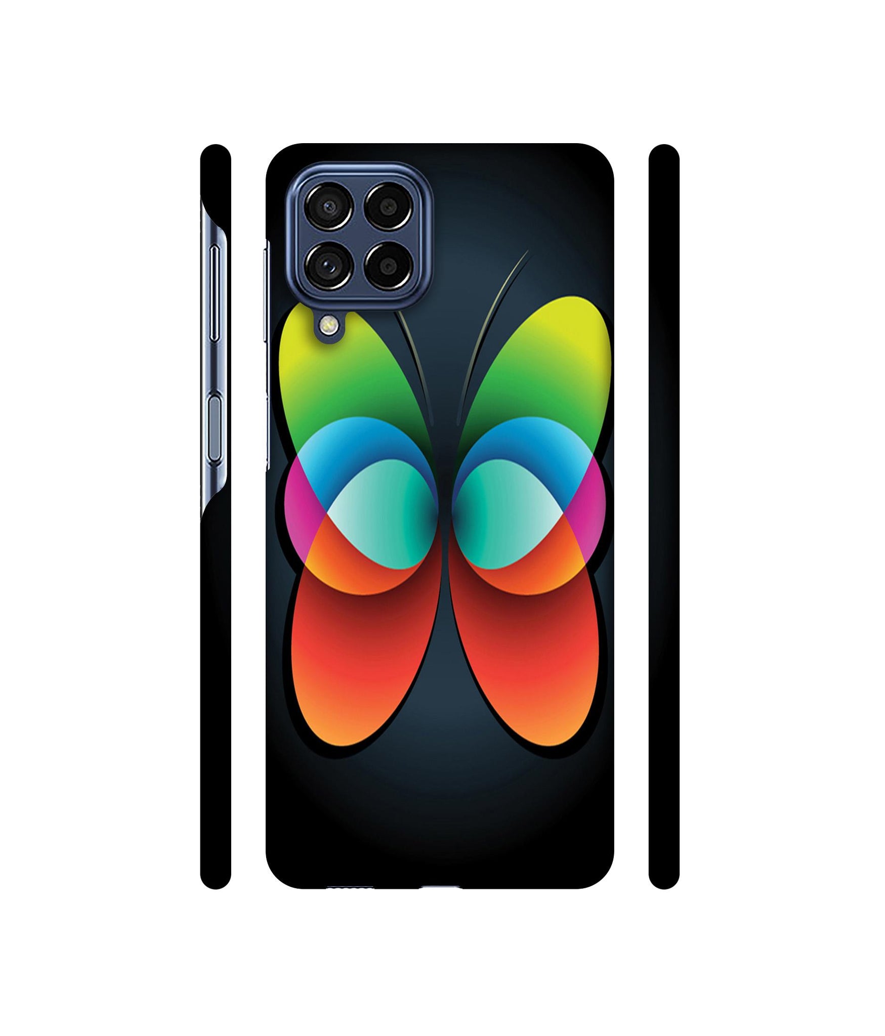 Colourfull Butterfly Designer Hard Back Cover for Samsung Galaxy M53 5G