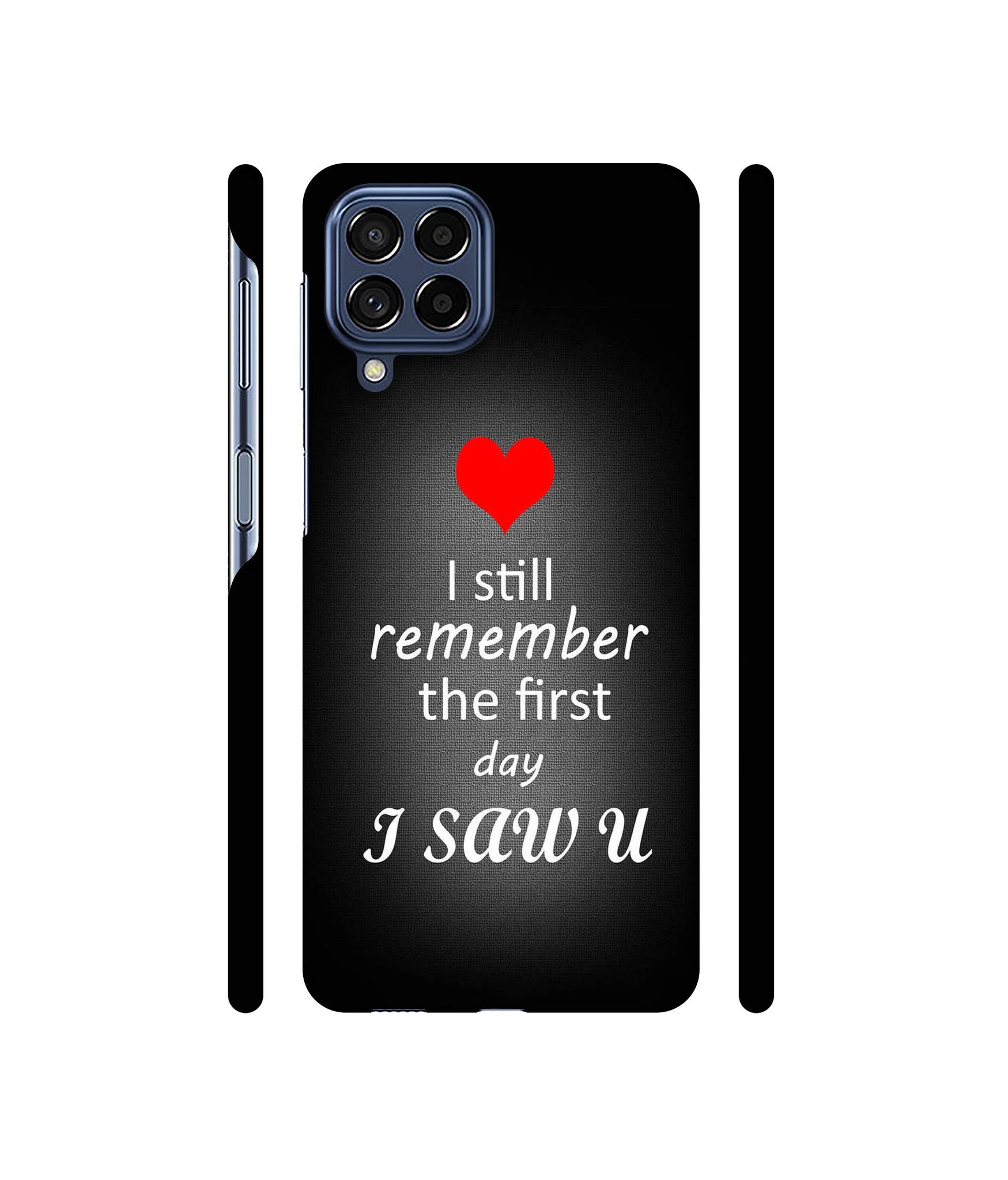 I Saw You Heart Designer Hard Back Cover for Samsung Galaxy M53 5G