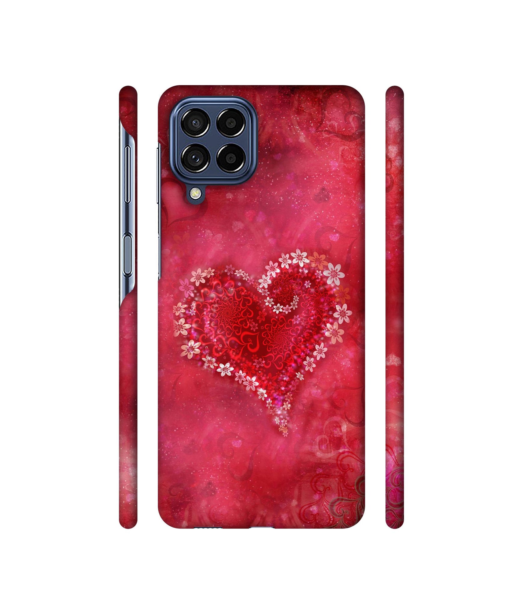 Heart Designer Hard Back Cover for Samsung Galaxy M53 5G