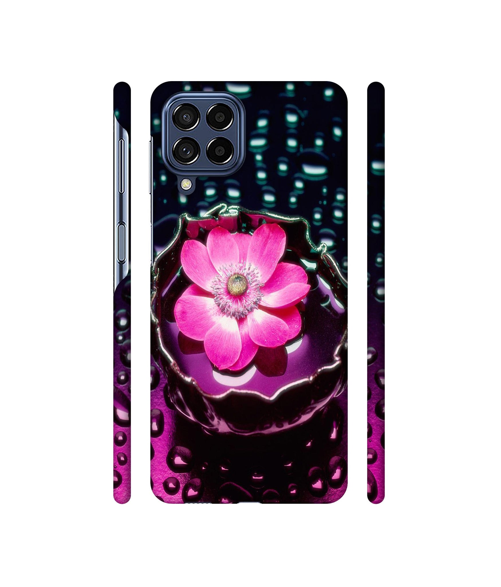 Flower in Water Designer Hard Back Cover for Samsung Galaxy M53 5G