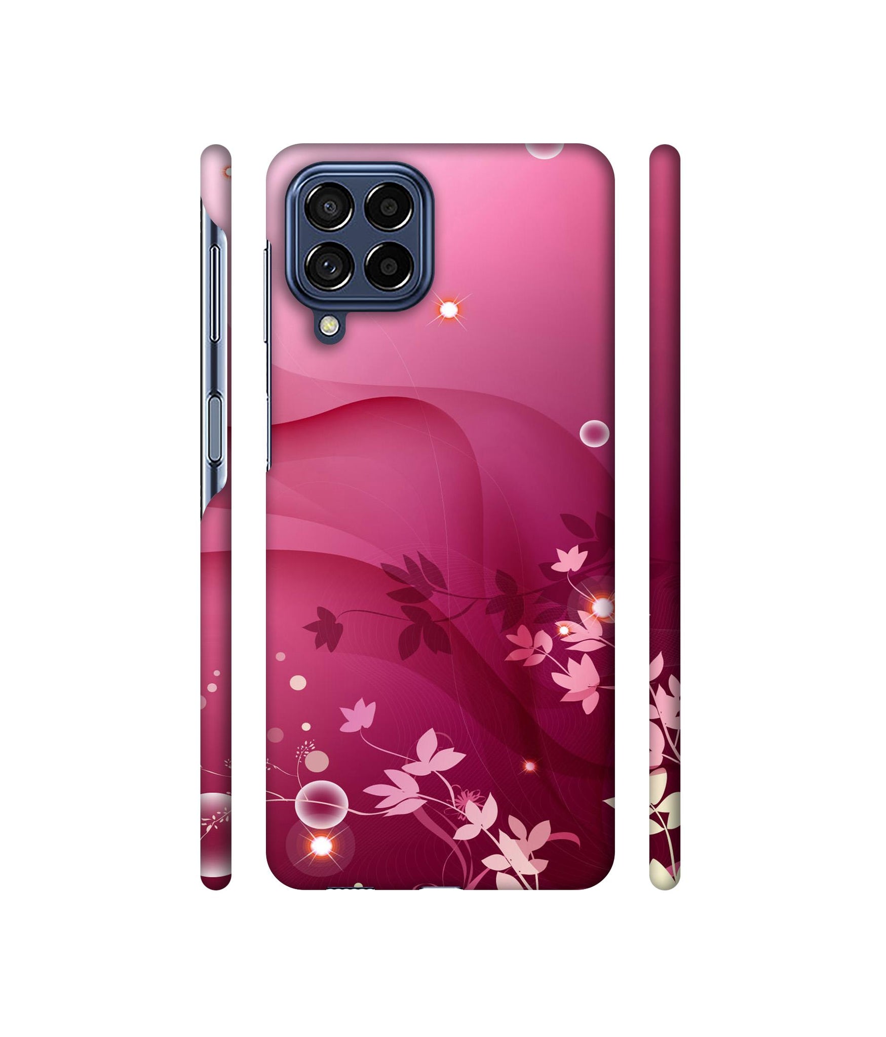 Pink Abstract Designer Hard Back Cover for Samsung Galaxy M53 5G