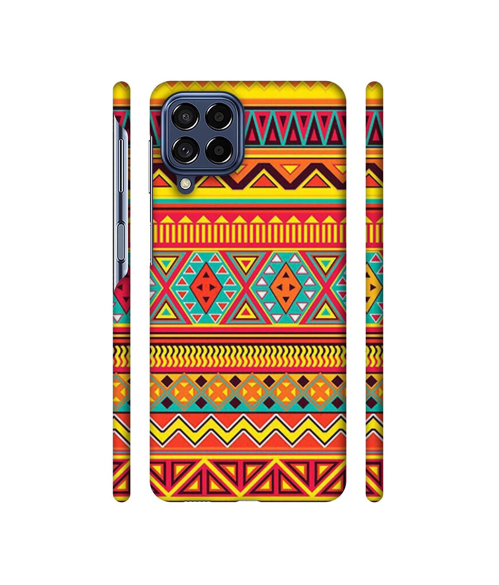 Artistic Rangoli Designer Hard Back Cover for Samsung Galaxy M53 5G