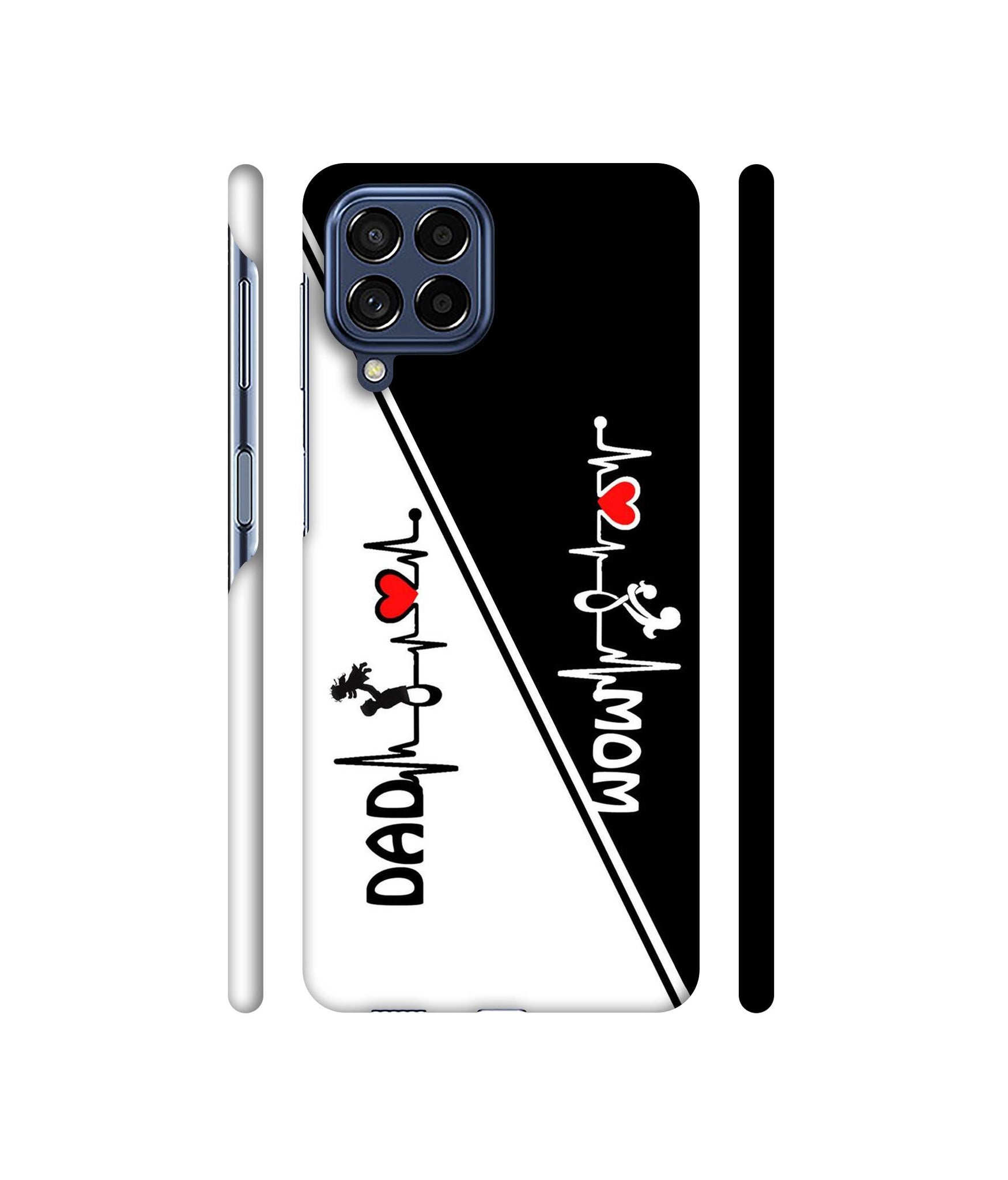 Mom and Dad Lover Designer Hard Back Cover for Samsung Galaxy M53 5G